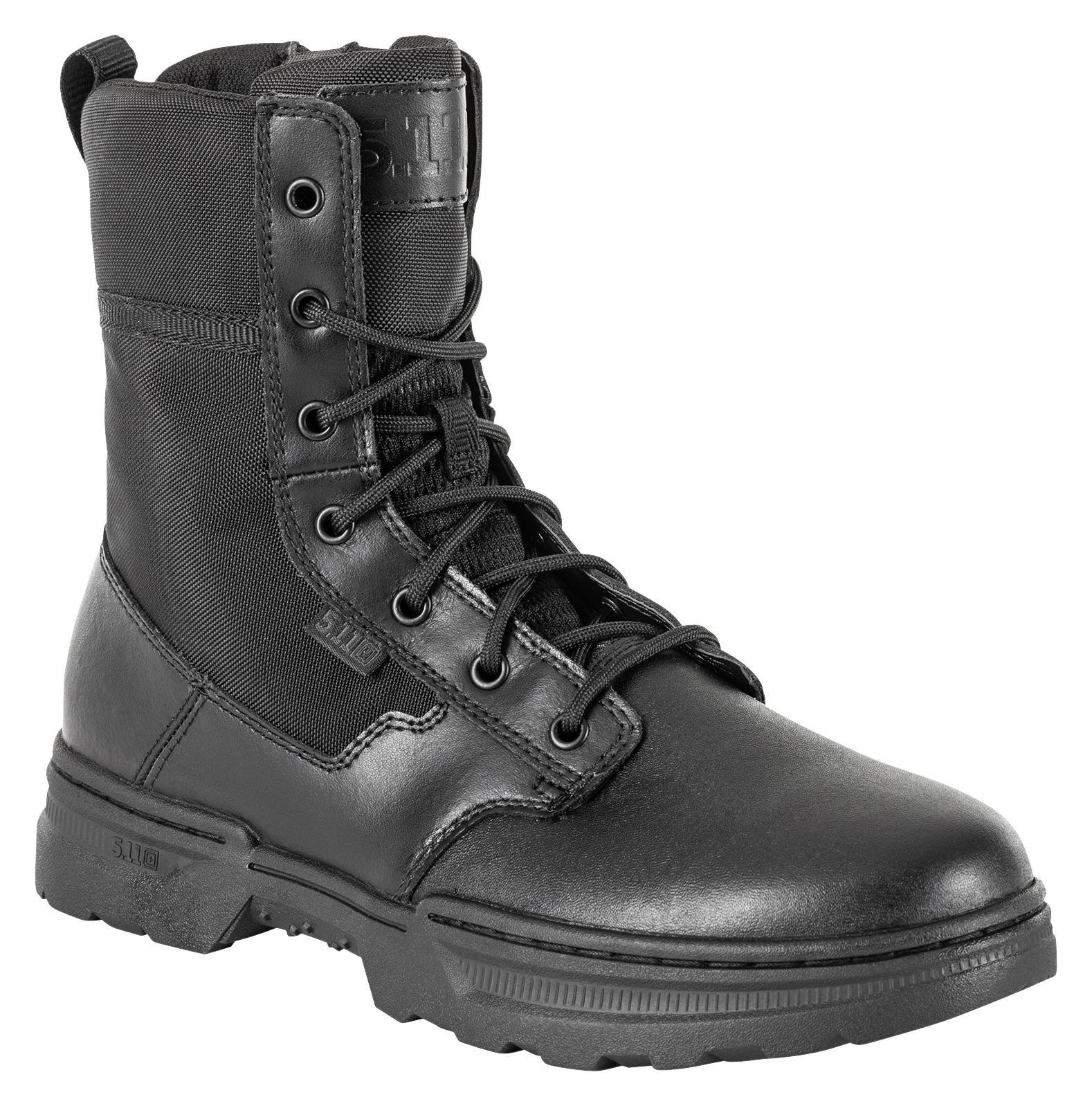 Image of 5.11 Tactical Speed 4.0 Side Zip Tactical Duty Boots for Men - Black - 12M