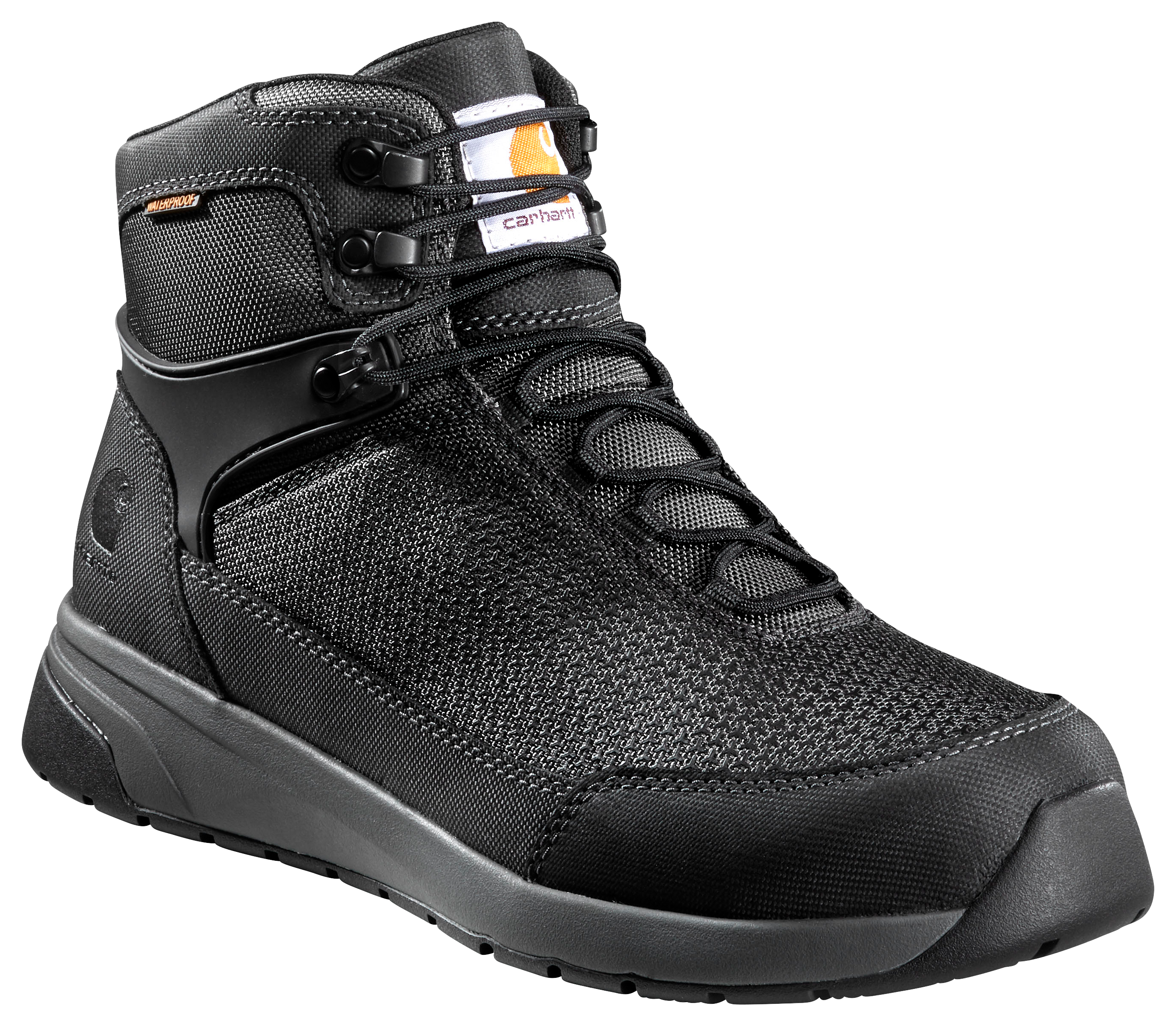 Carhartt Force 6"" Nano Composite-Toe Work Boots for Men - Black - 8.5M