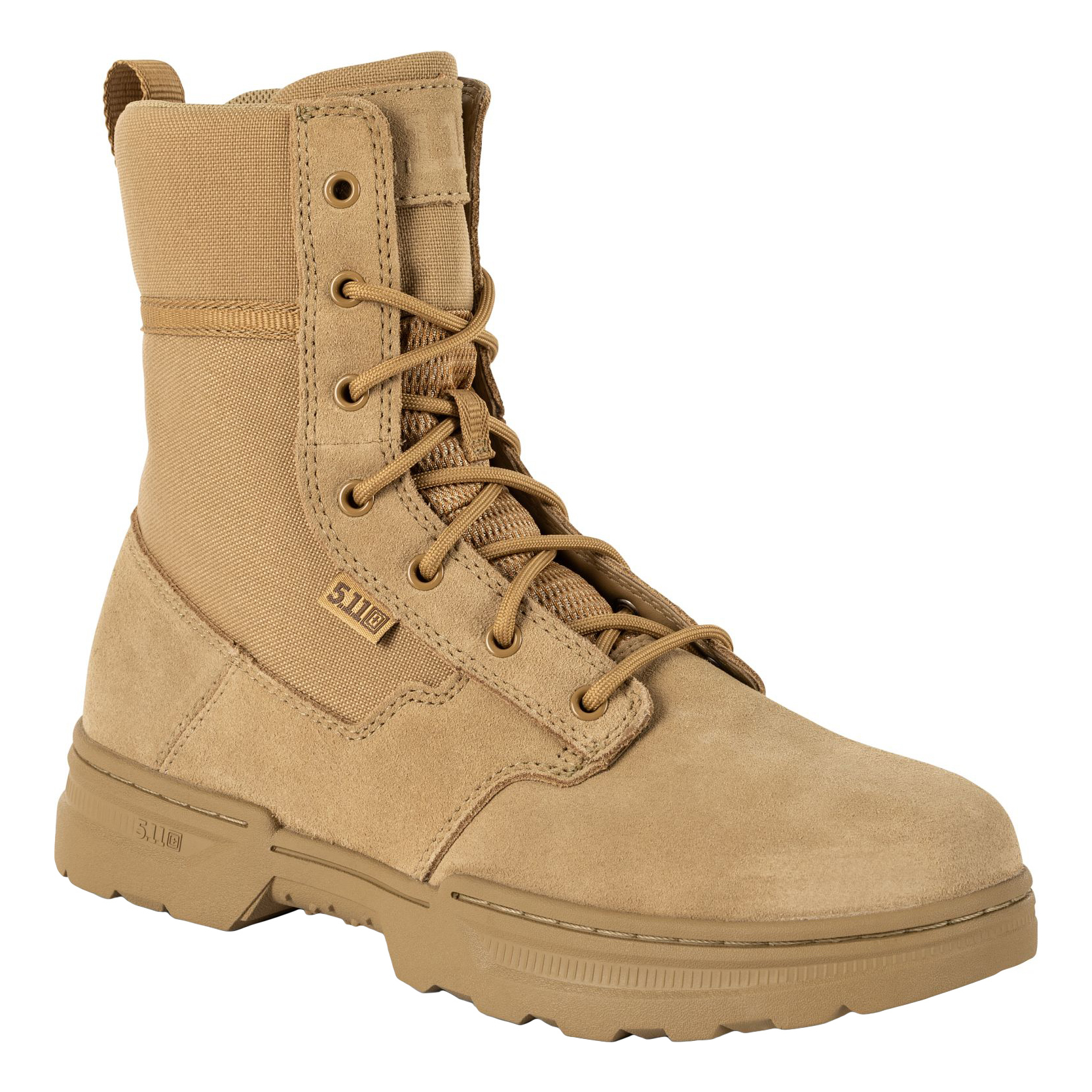Image of 5.11 Tactical Speed 4.0 ARID Side Zip Tactical Duty Boots for Men - Tan - 12M