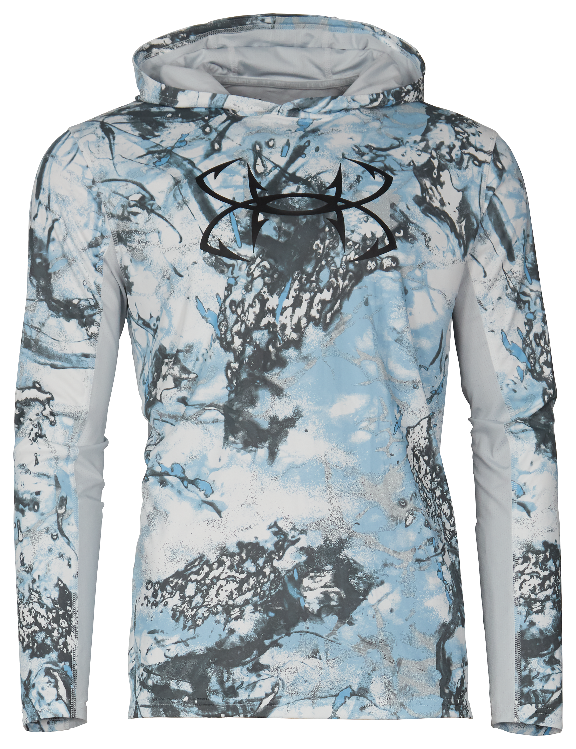 Under Armour Iso-Chill Shore Break Long-Sleeve Hoodie for Men - White/Carol