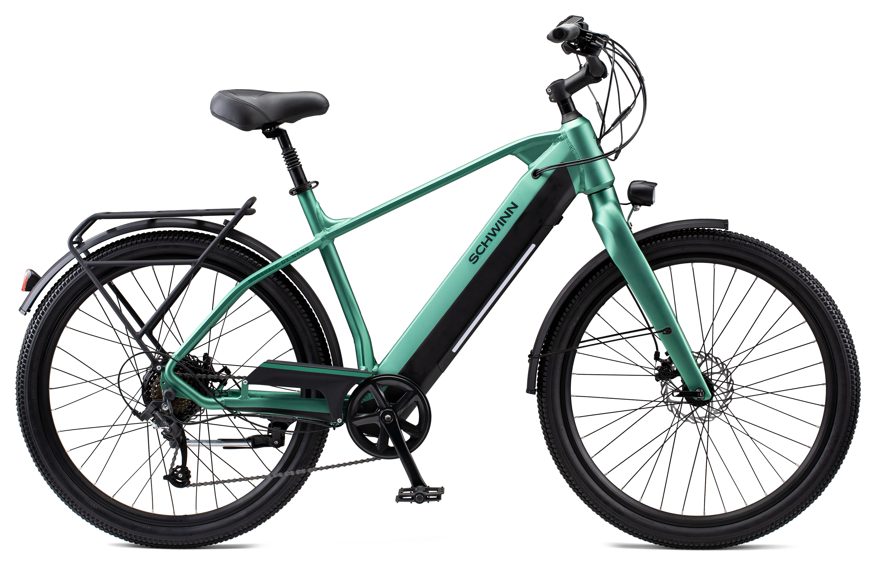 Schwinn Coston DX Hybrid E-Bike - Teal - S/M