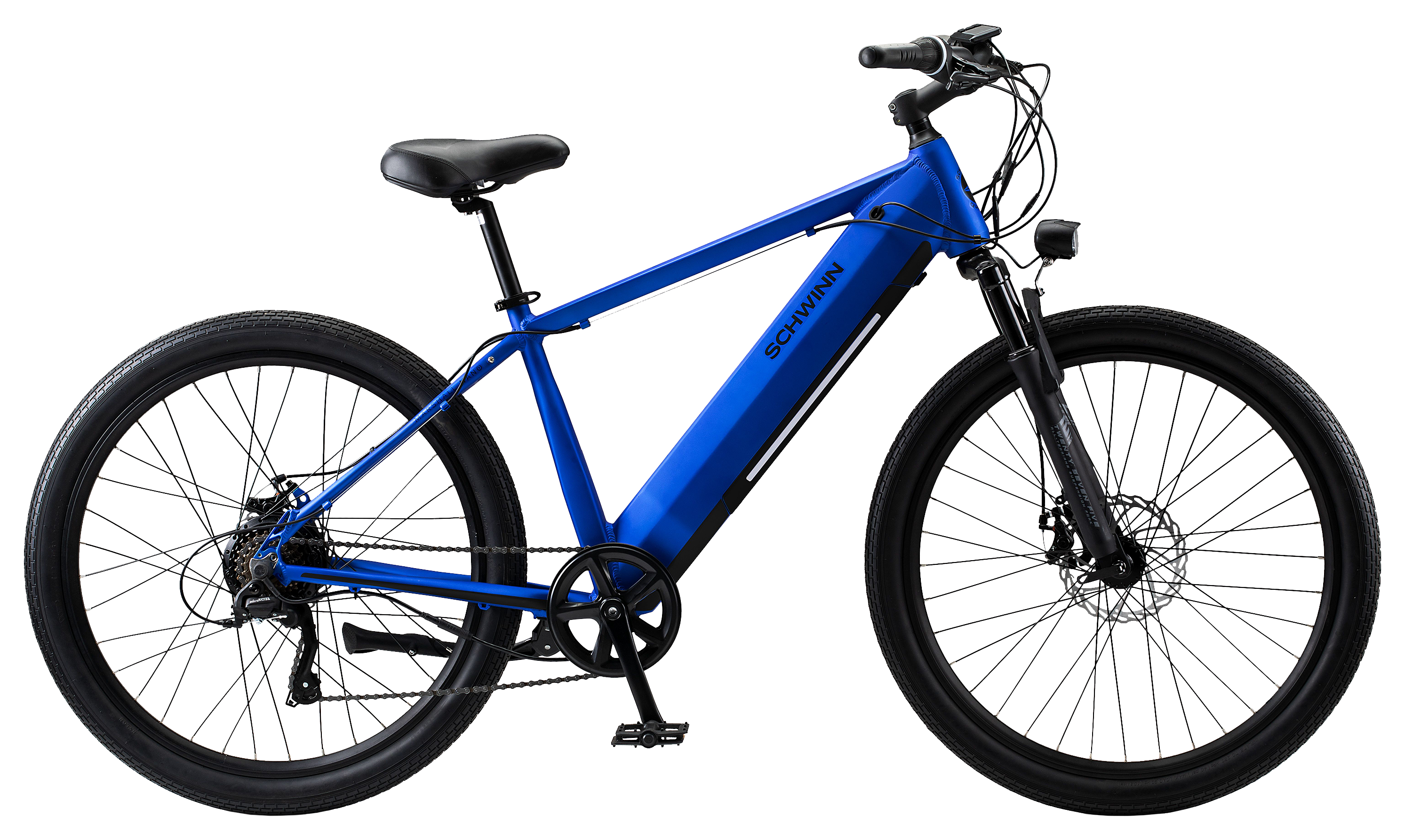 Schwinn Marshall Hybrid E-Bike - Blue - S/M