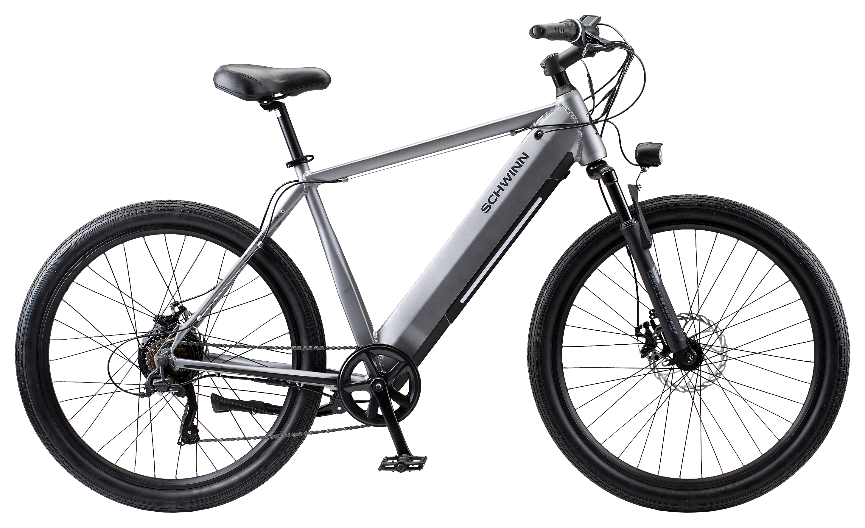 Schwinn Marshall Hybrid E-Bike - Gray - L/XL
