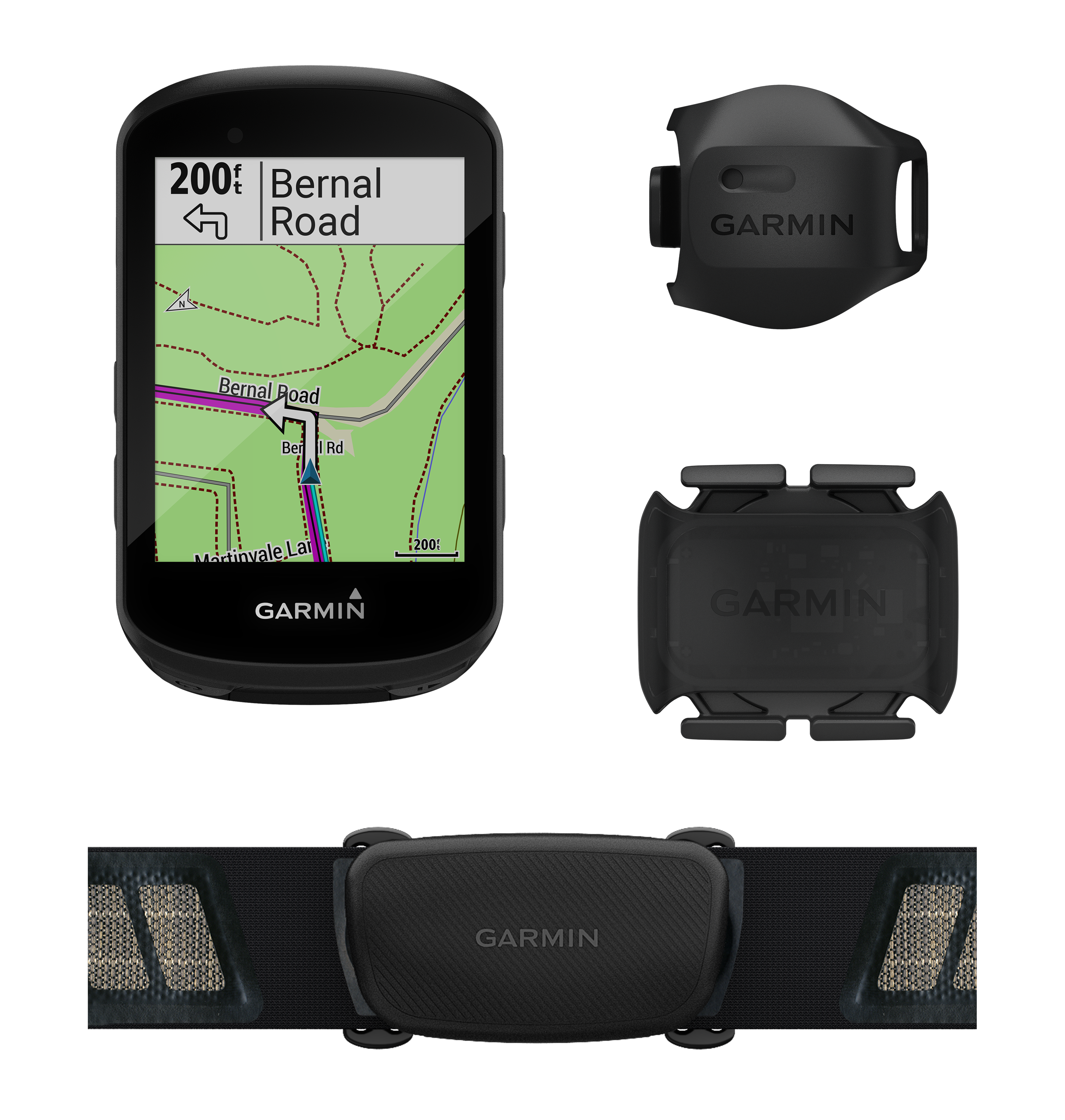 Garmin Edge 530 GPS Cycling Computer Handheld Unit with Sensor Bundle