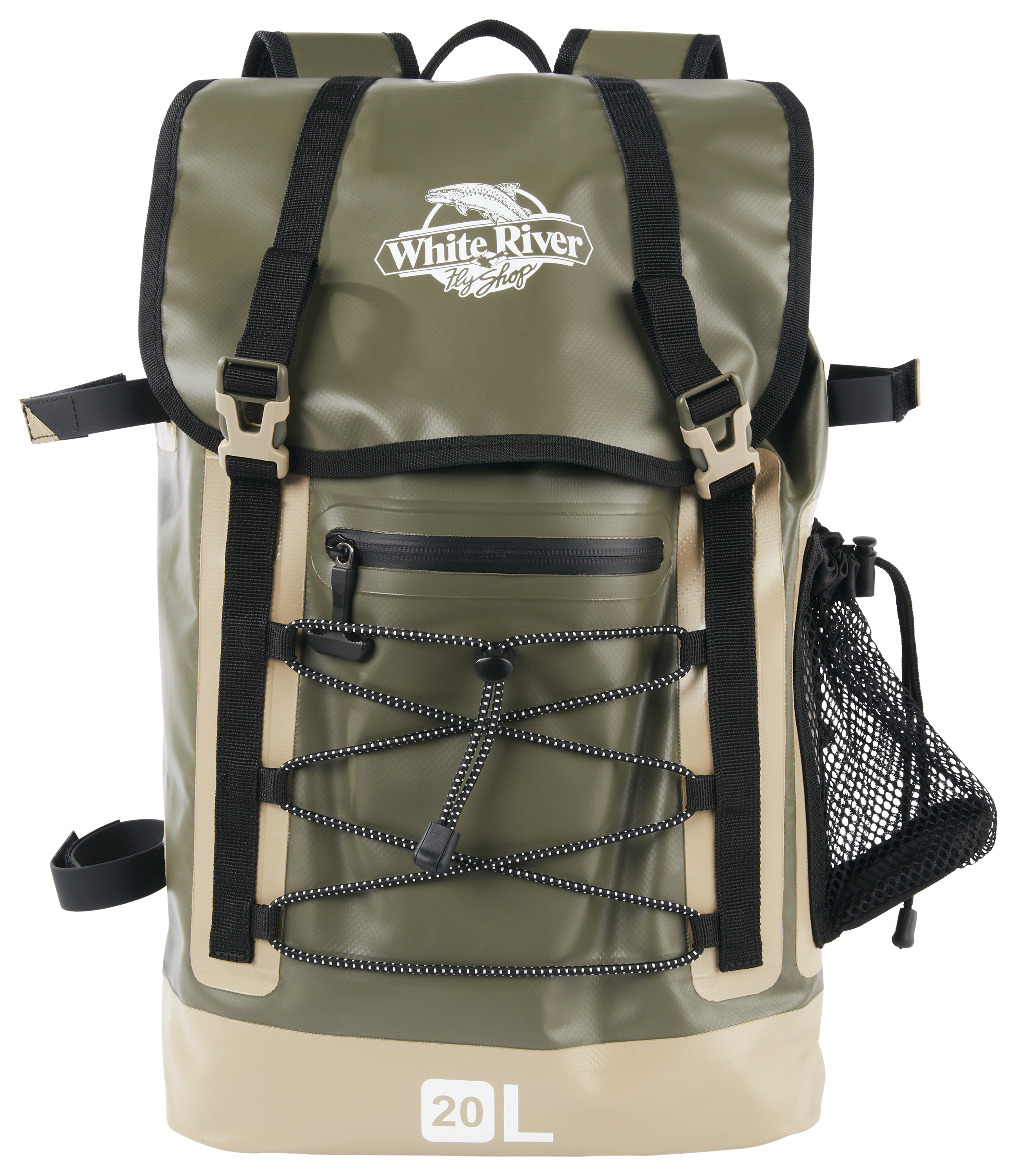 Fishing Seat Box Backpack Camping Tackle Bag Army Green – the best
