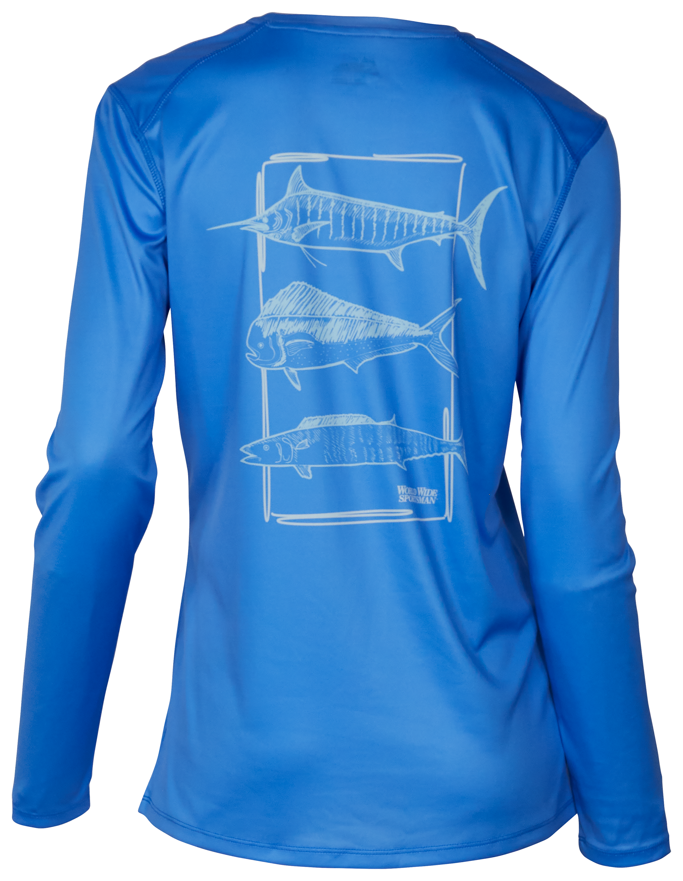 World Wide Sportsman Angler American Marlin Graphic Long-Sleeve Shirt for  Ladies