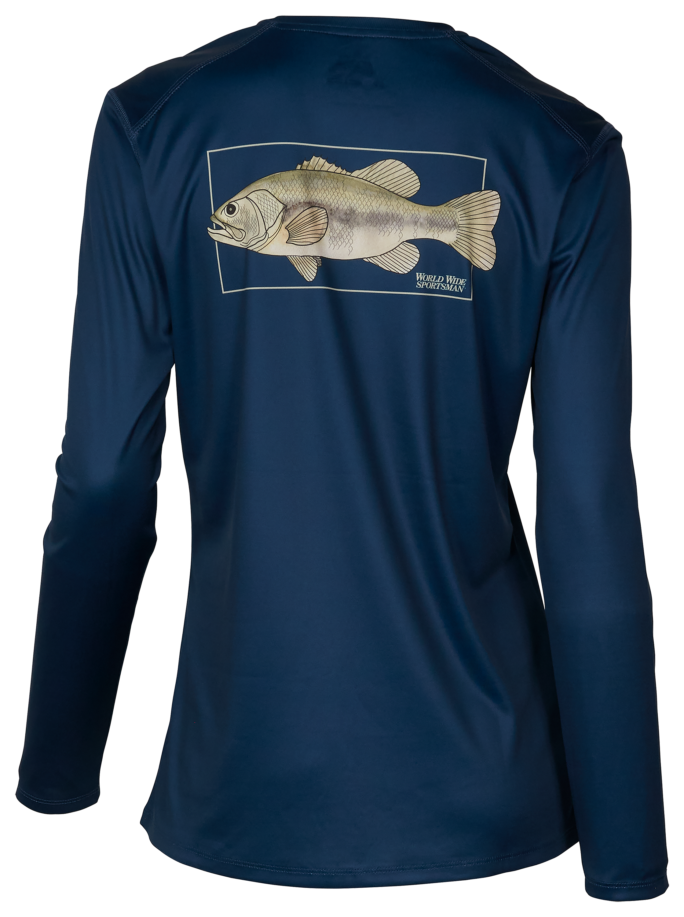 World Wide Sportsman Angler All About Bass Graphic Long-Sleeve Shirt for La