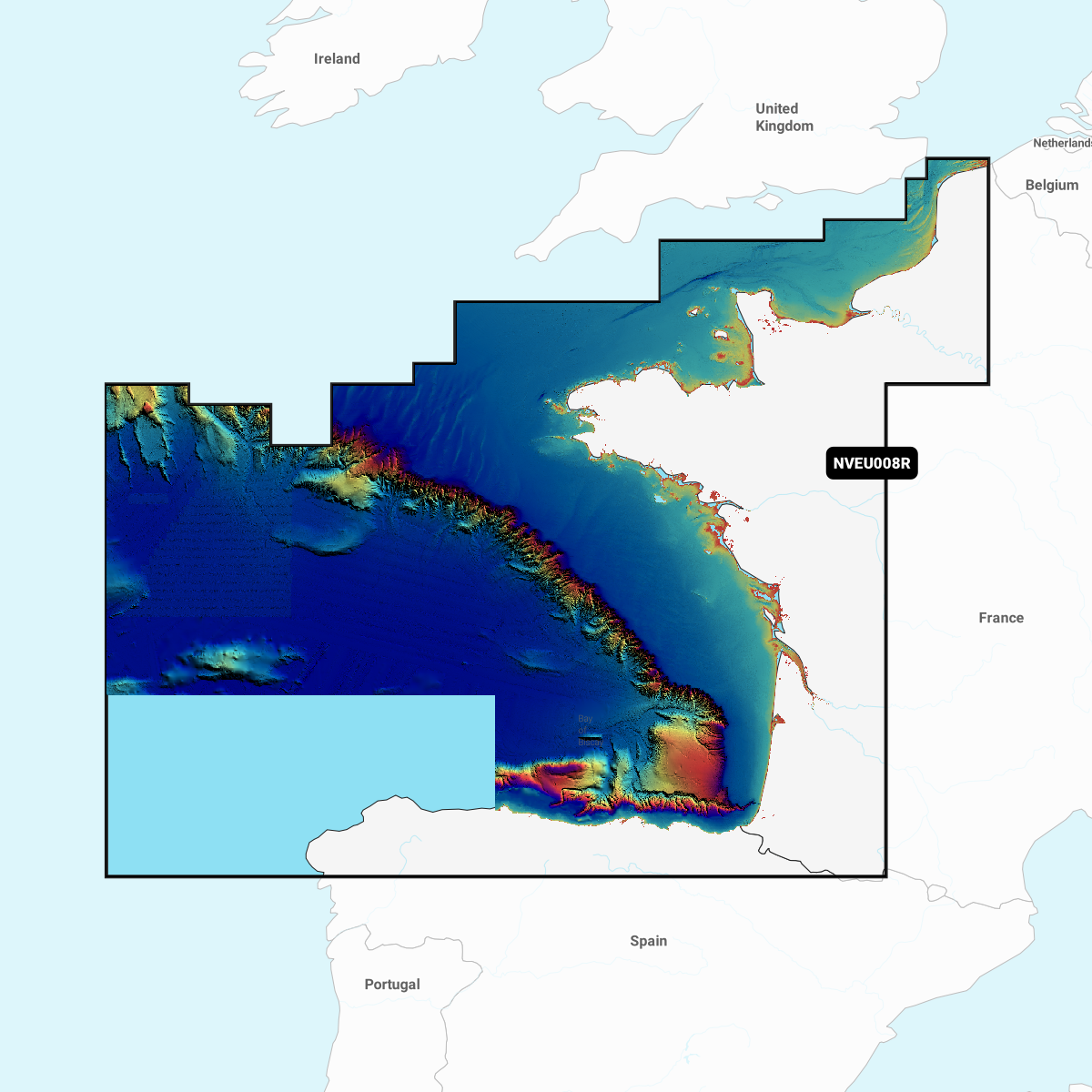 Garmin Navionics Vision+ Cartography Chart Card - Bay of Biscay