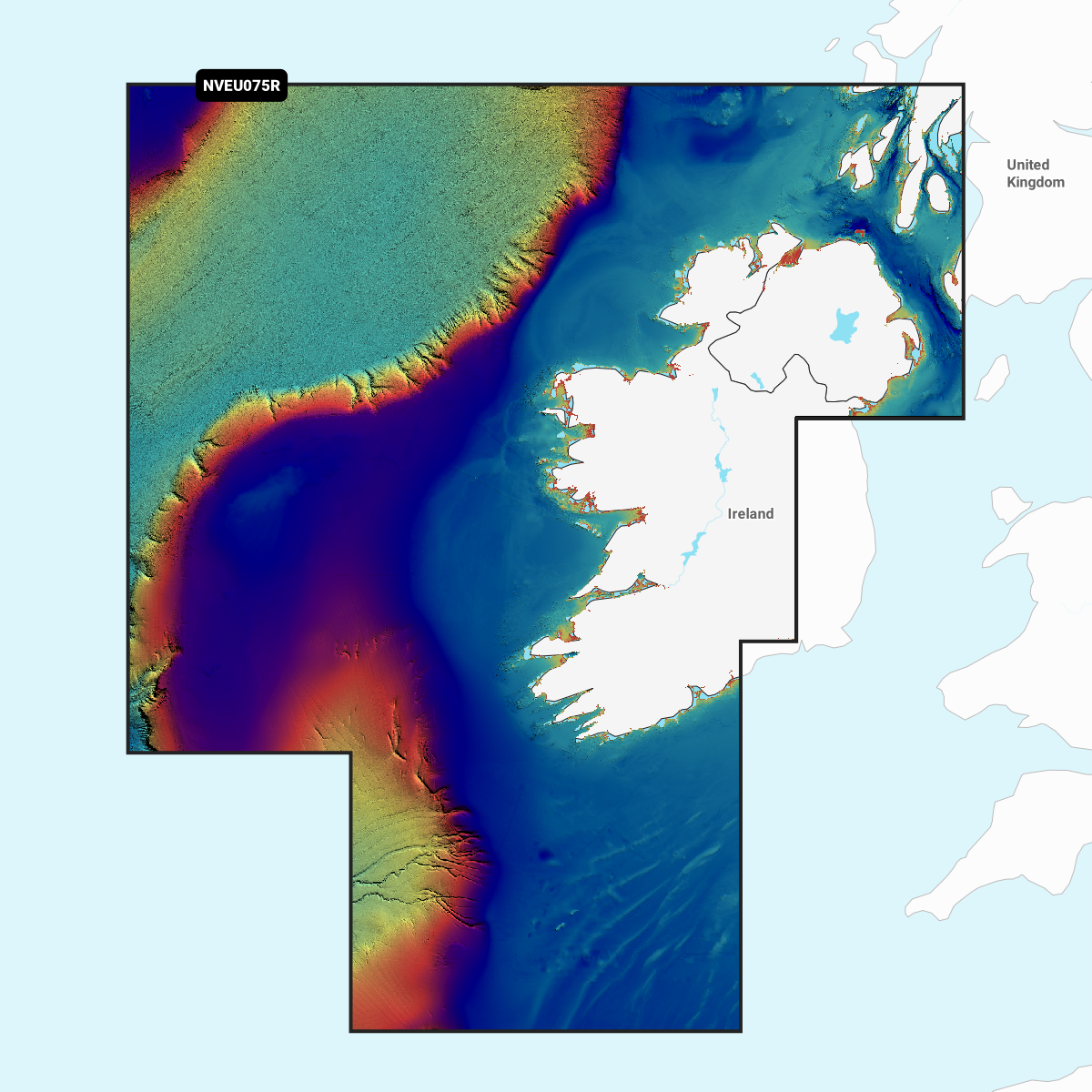 Image of Garmin Navionics Vision+ Cartography Chart Card - GNV+ Ireland, West Coast