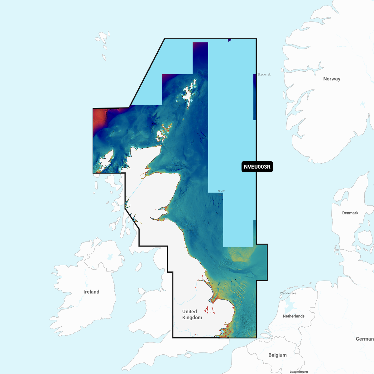 Garmin Navionics Vision+ Cartography Chart Card - Great Britain, Northeast Coast