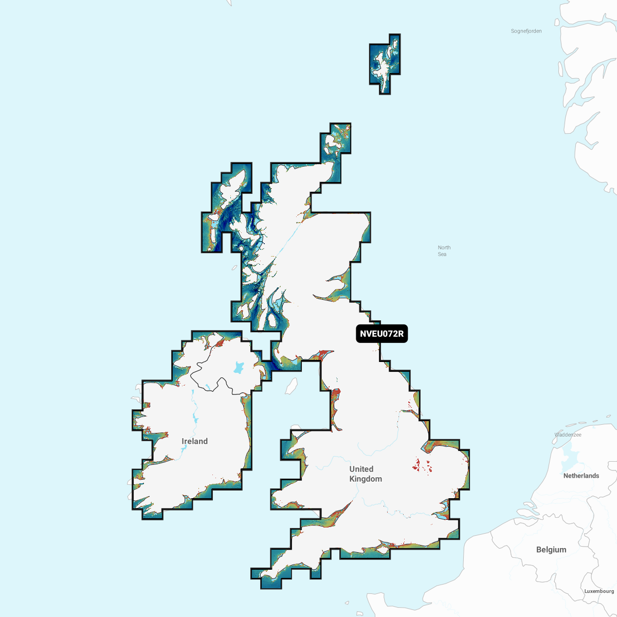 Image of Garmin Navionics Vision+ Cartography Chart Card - GNV+ U.K. & Ireland, Lakes & Rivers