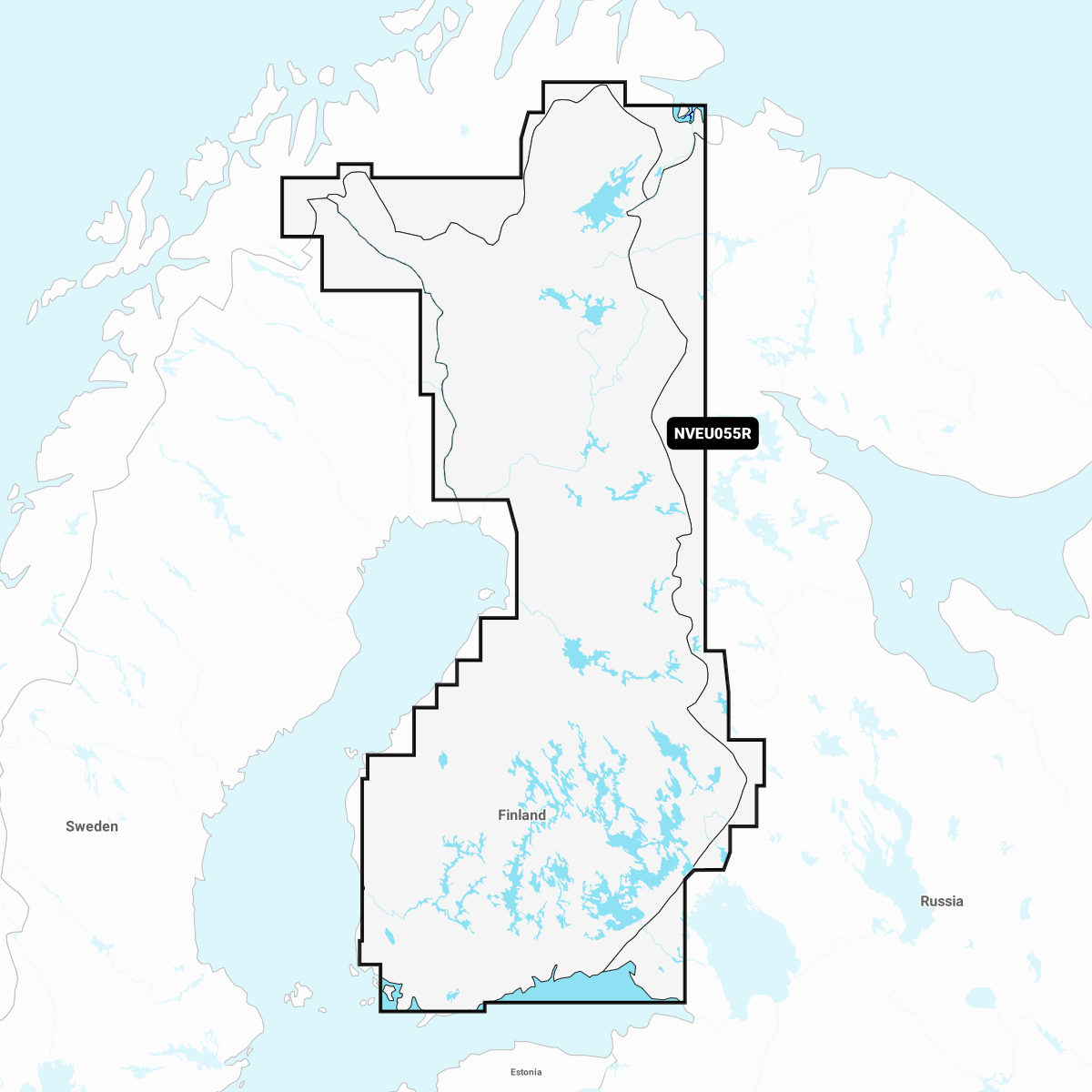 Image of Garmin Navionics Vision+ Cartography Chart Card - GNV+ Finland, Lakes & Rivers