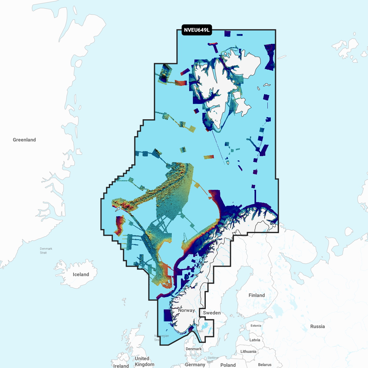Image of Garmin Navionics Vision+ Cartography Chart Card - GNV+ Norway