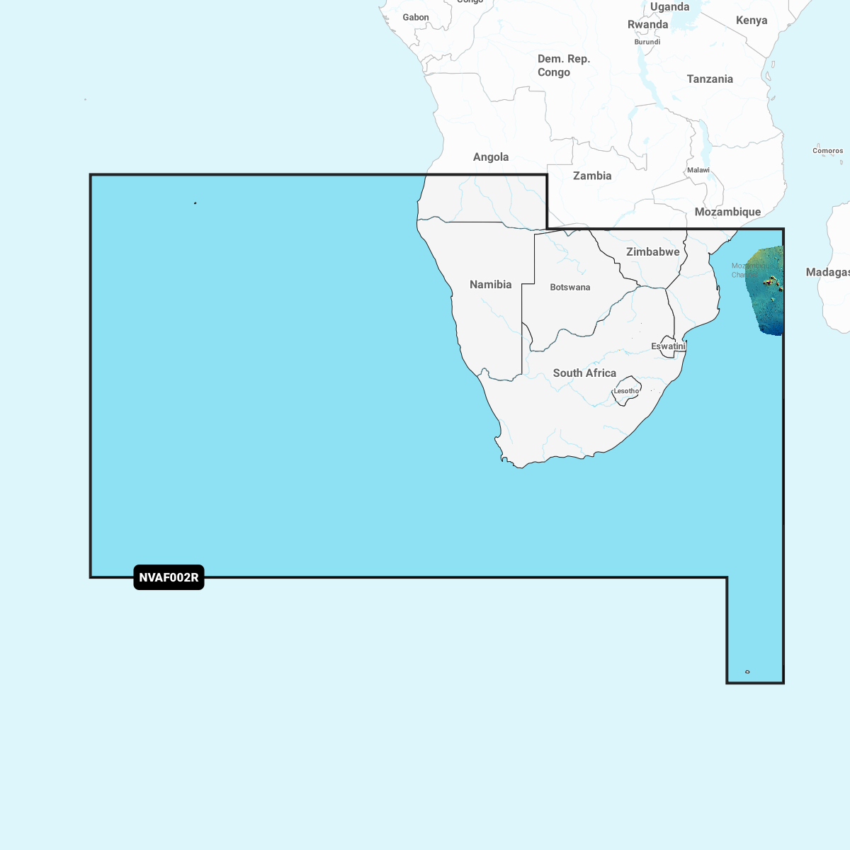 Garmin Navionics Vision+ Cartography Chart Card - Africa, South