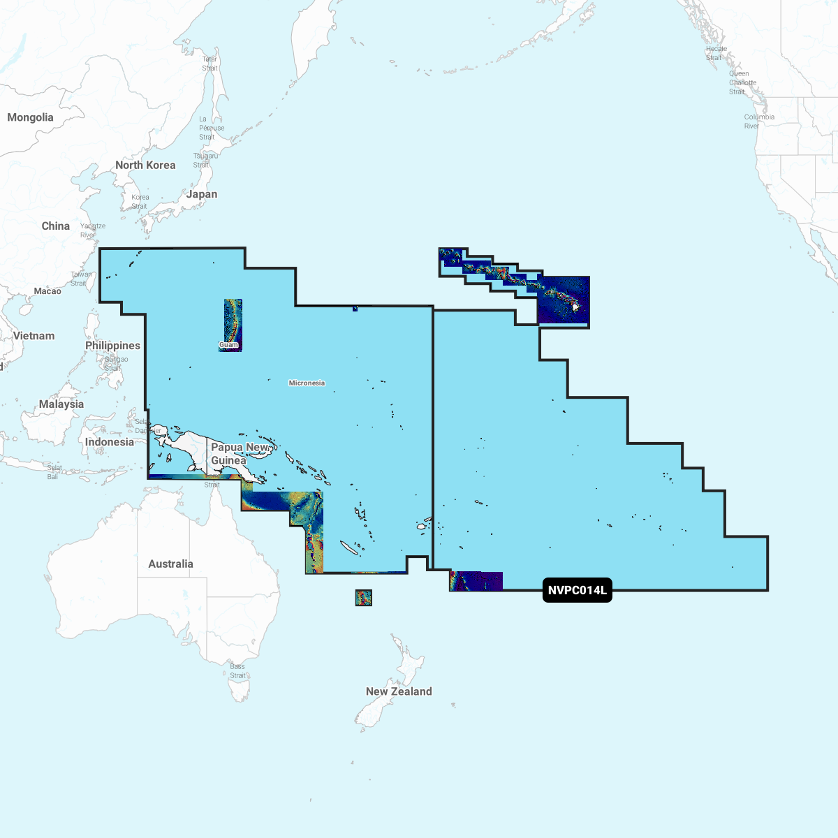 Image of Garmin Navionics Vision+ Cartography Chart Card - GNV+ Pacific Islands