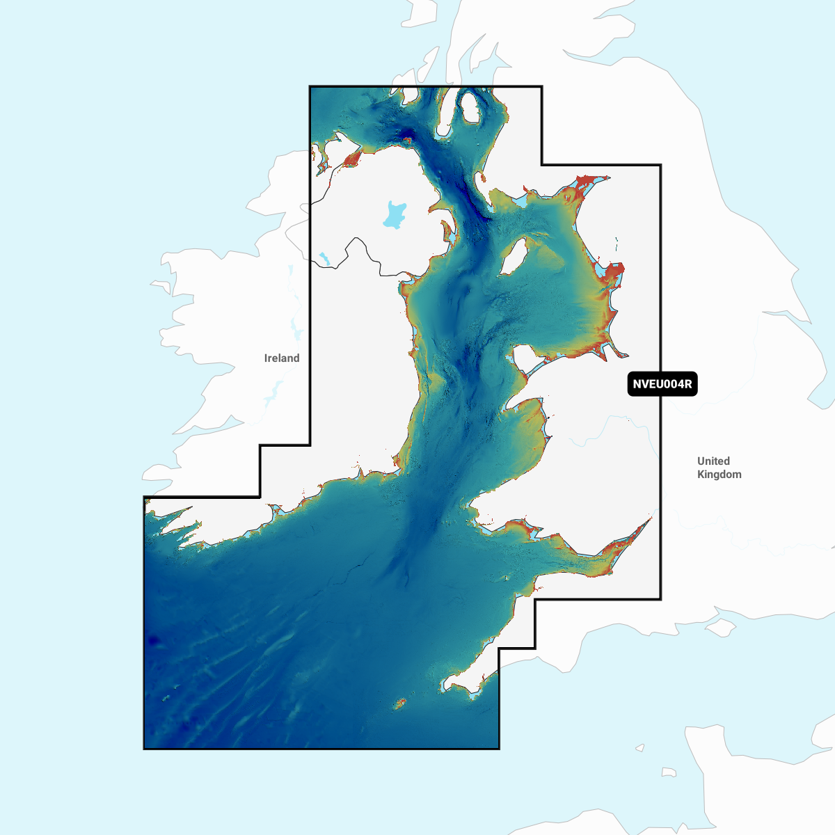 Image of Garmin Navionics Vision+ Cartography Chart Card - GNV+ Irish Sea