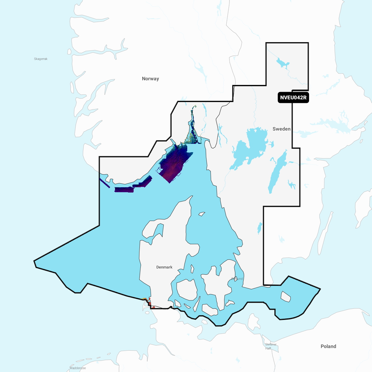 Image of Garmin Navionics Vision+ Cartography Chart Card - GNV+ Oslo to Trelleborg