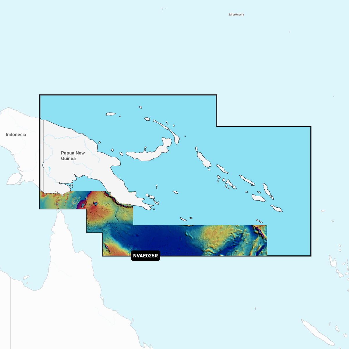Image of Garmin Navionics Vision+ Cartography Chart Card - GNV+ Papua New Guinea/Solomon Islands