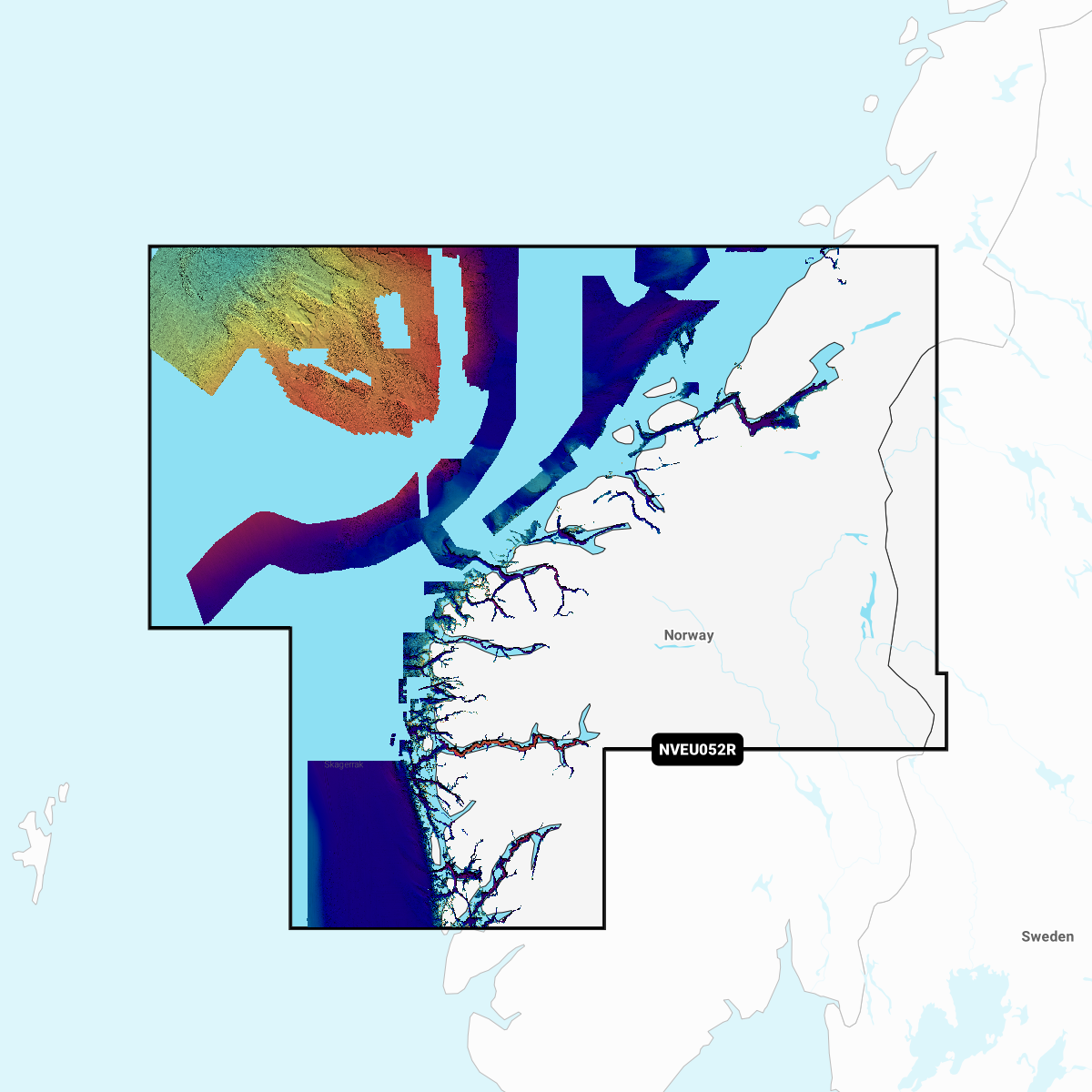 Image of Garmin Navionics Vision+ Cartography Chart Card - GNV+ Noway/Sognefjord-Svefjord