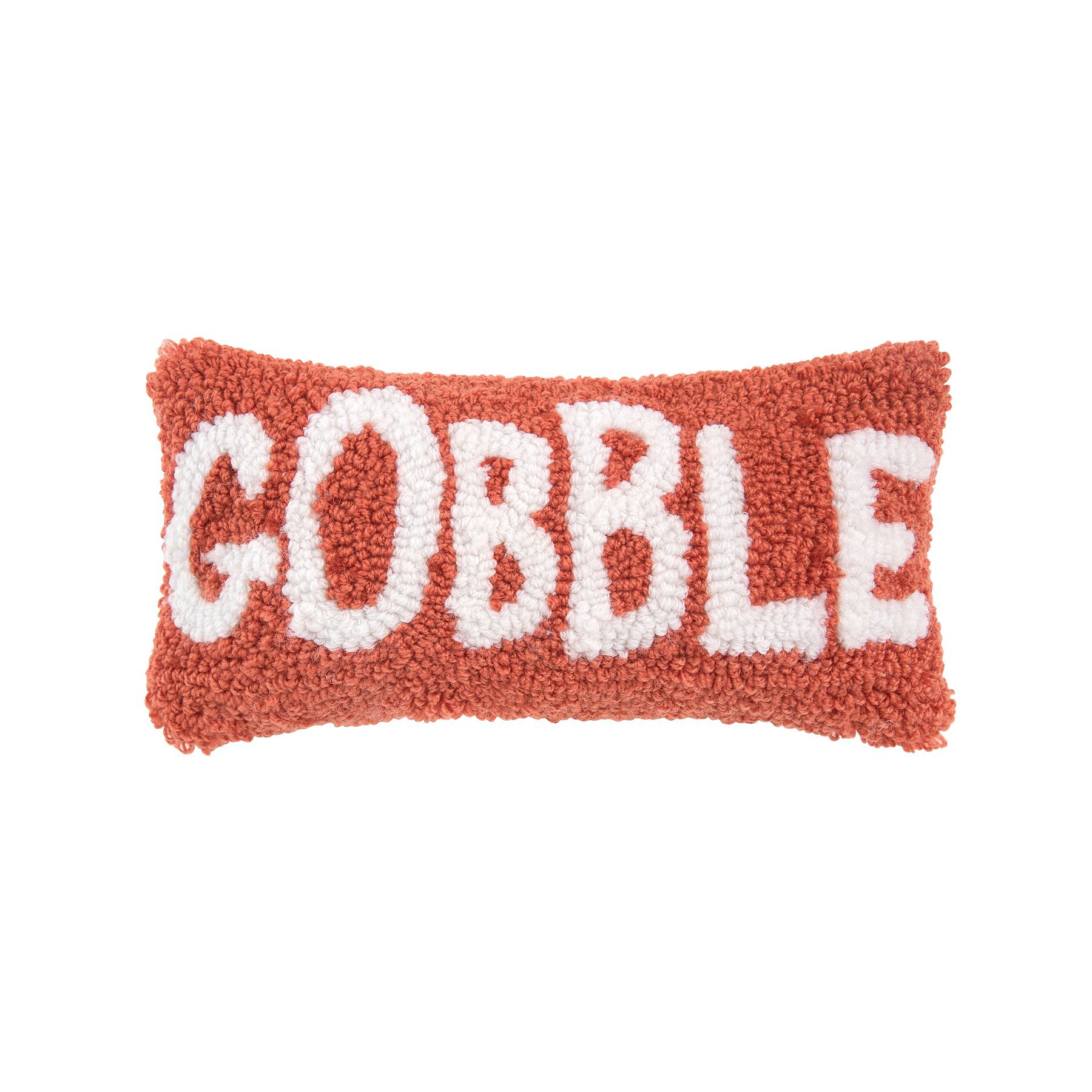 C&ampF Home Gobble Hooked Petite Throw Pillow