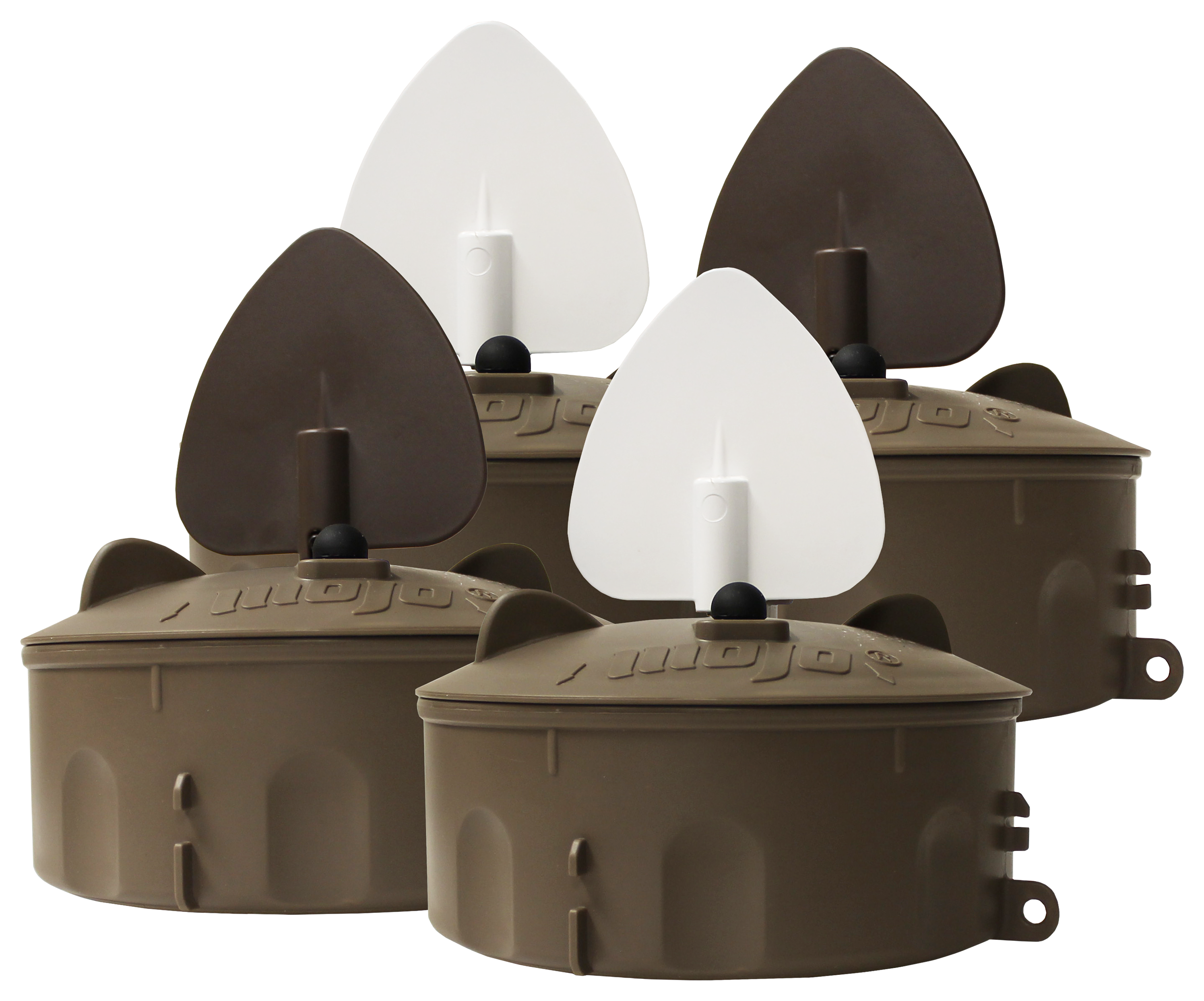 MOJO Outdoors Flock A Flicker 2 Spinning Wing Duck Decoy 4-Pack