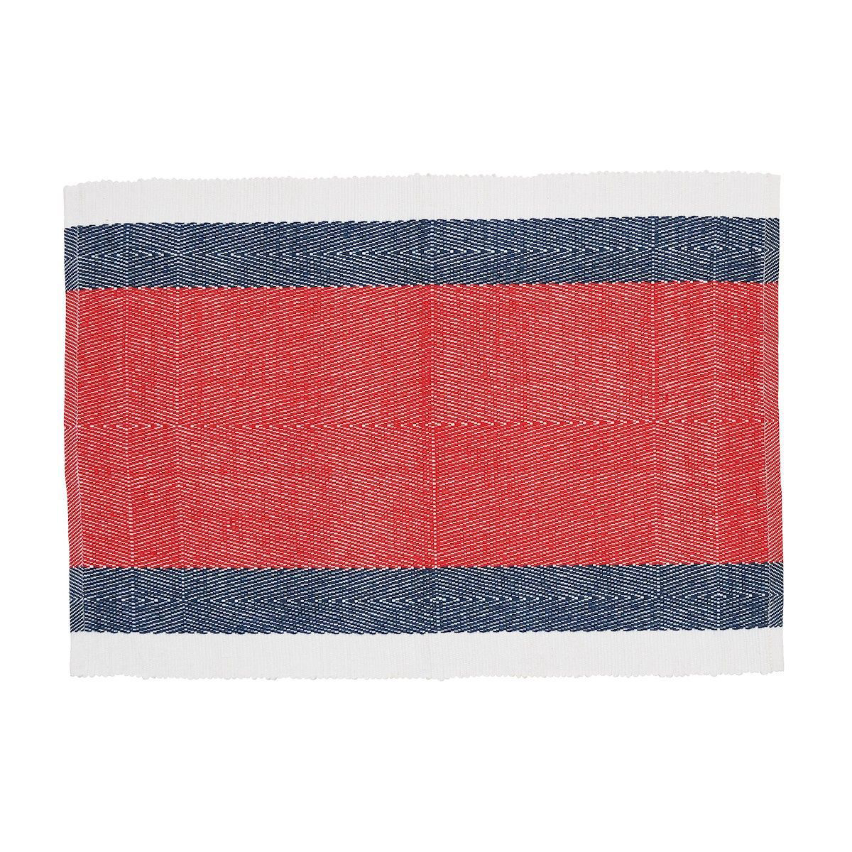 C&ampF Home Liberty Stripe 6-Piece Placemat Set