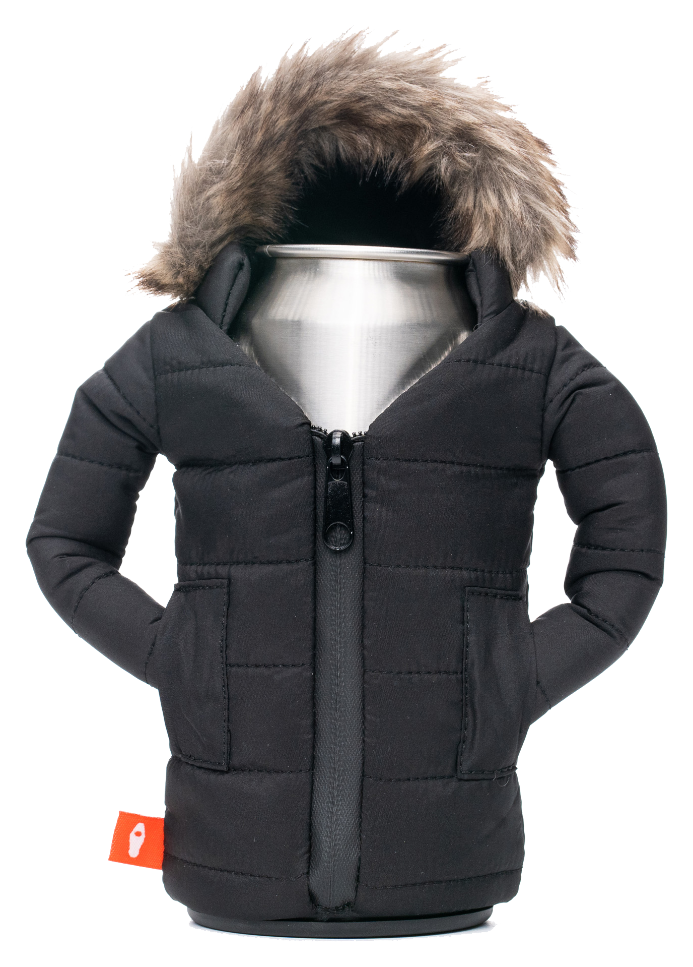 Puffin Drinkwear The Parka Can Cooler - Black