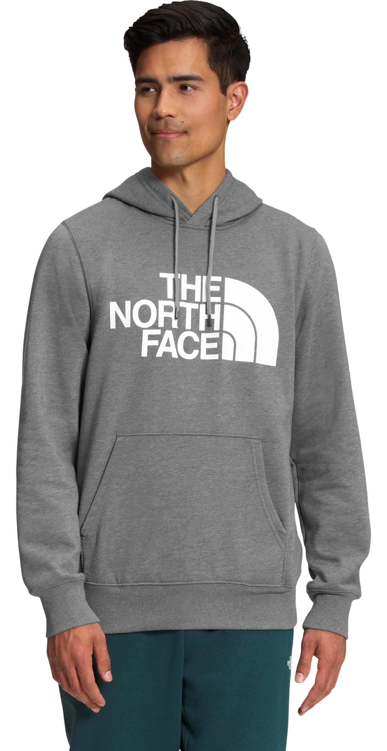 Image of The North Face Half Dome Pullover Long-Sleeve Hoodie for Men - TNF Medium Gray Heather - L