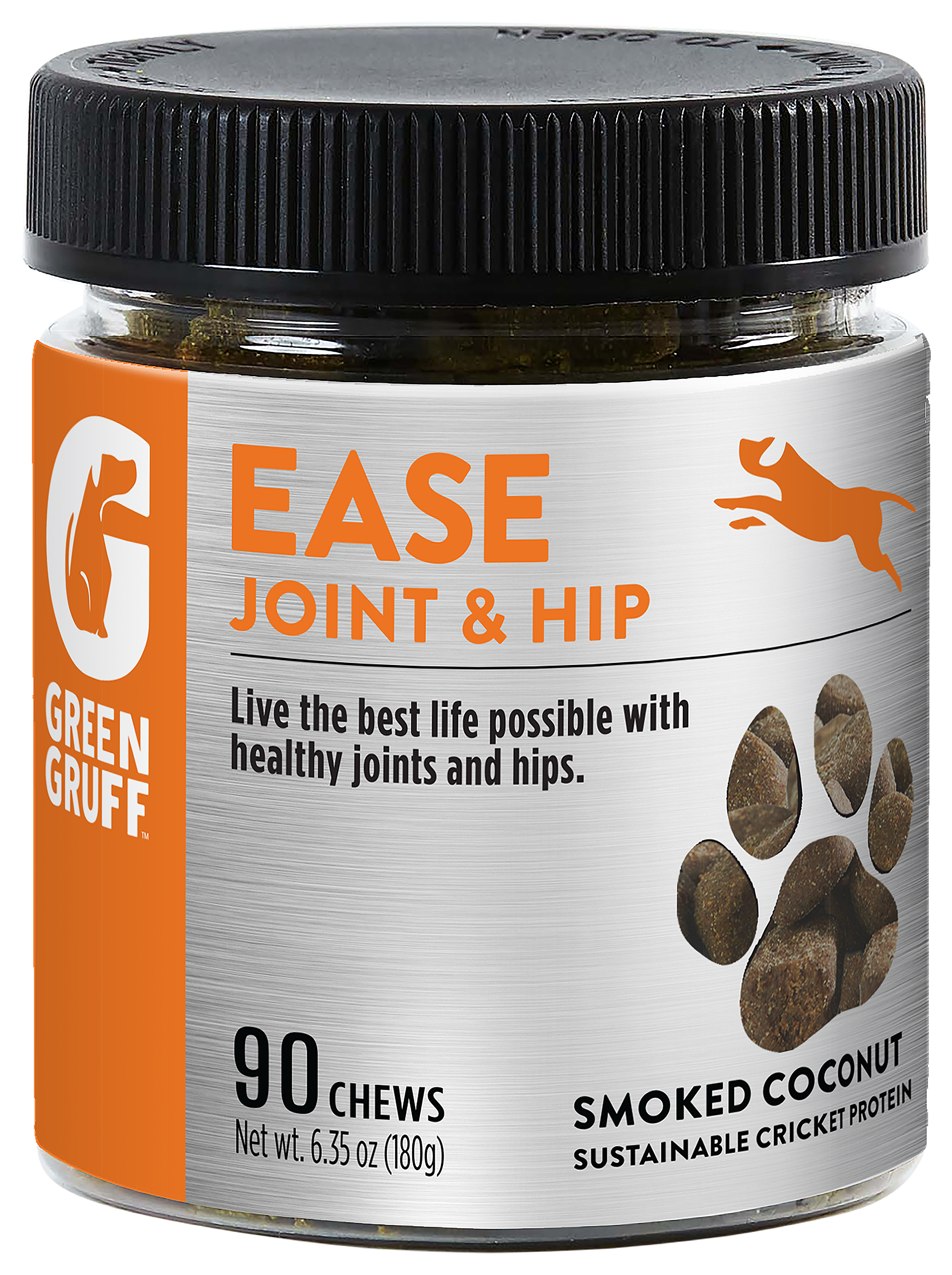 Green Gruff EASE Joint &Hip Soft Chews for Dogs - 90 Count