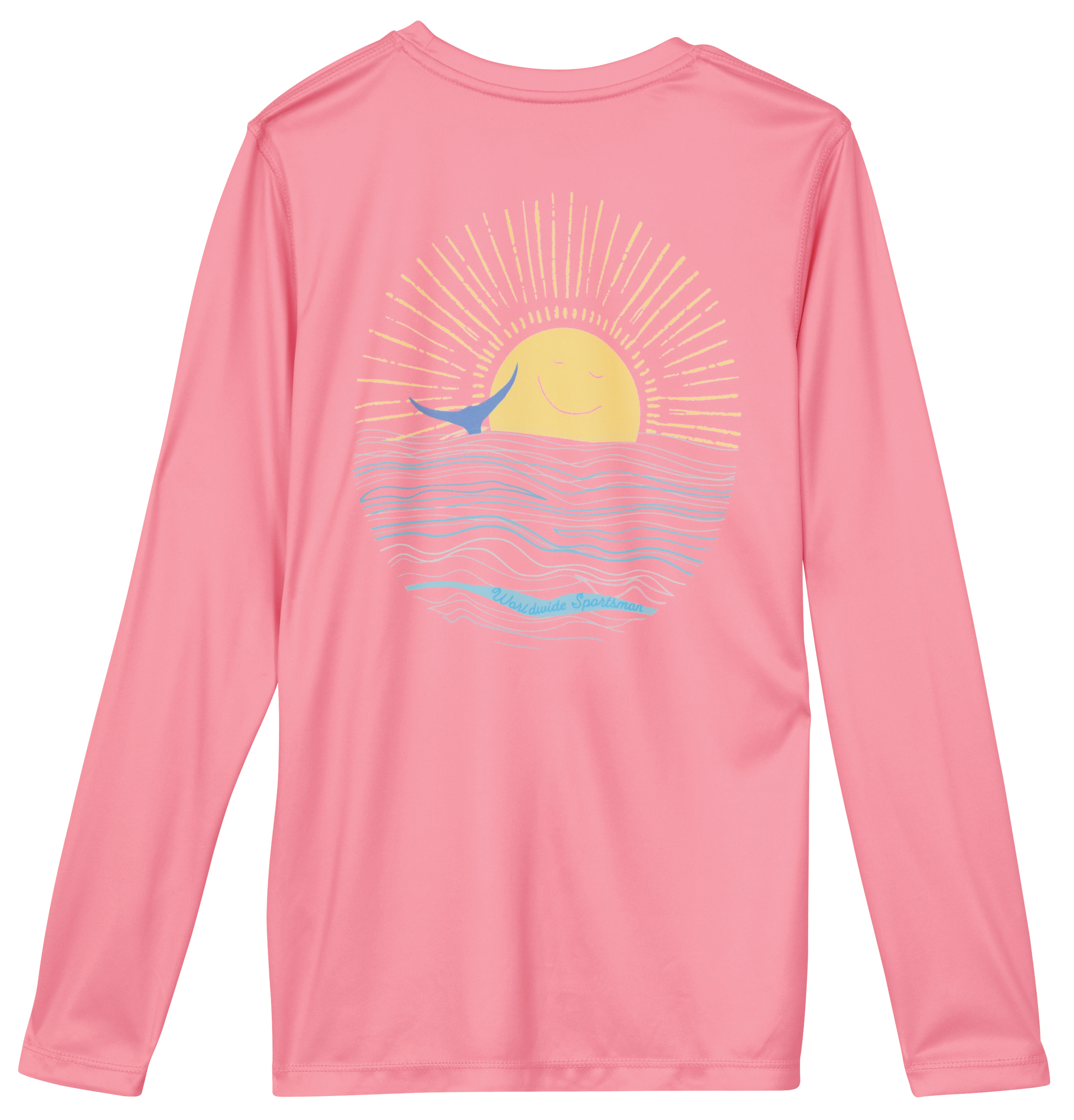 WORLD WIDE SPORTSMAN Surfcaster Crew-Neck Long-Sleeve Shirt for Kids