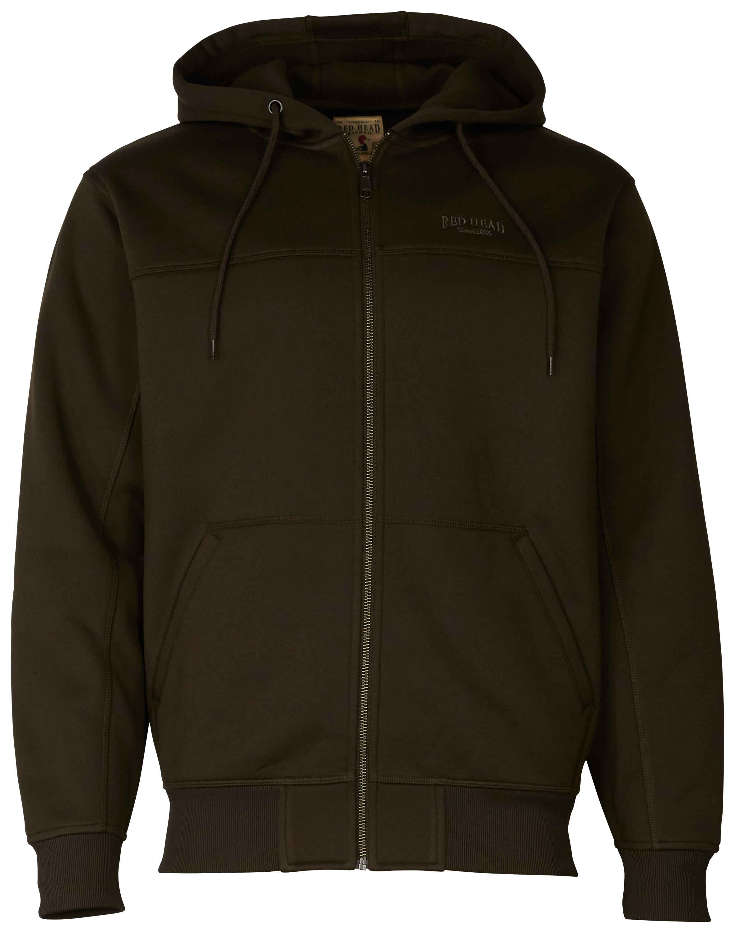 Image of RedHead Unlined Full-Zip Hooded Jacket for Men - Brown - S