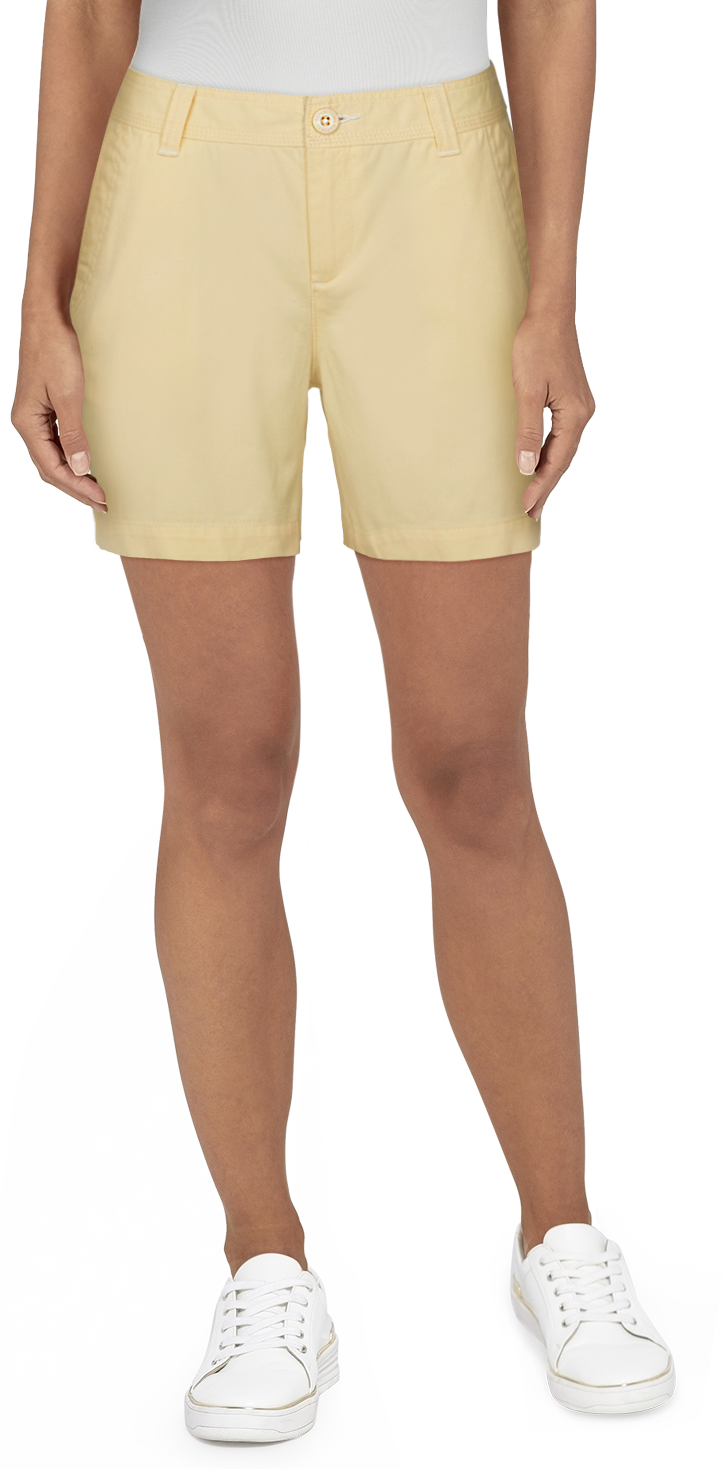 Natural Reflections Spring Valley Shorts for Ladies - White Pepper-22 - 18