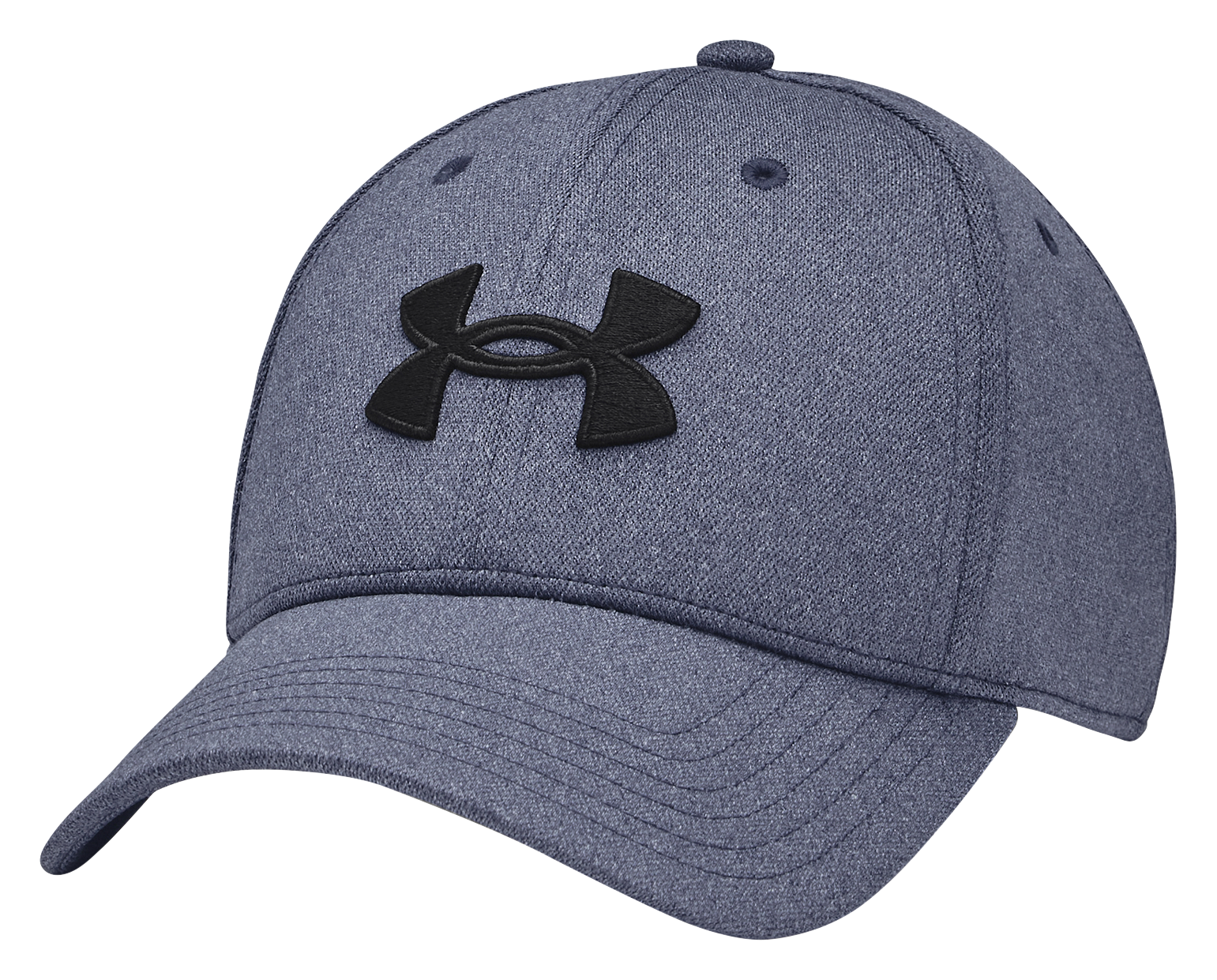 Image of Under Armour Blitzing Fitted Cap - Midnight Navy/Black