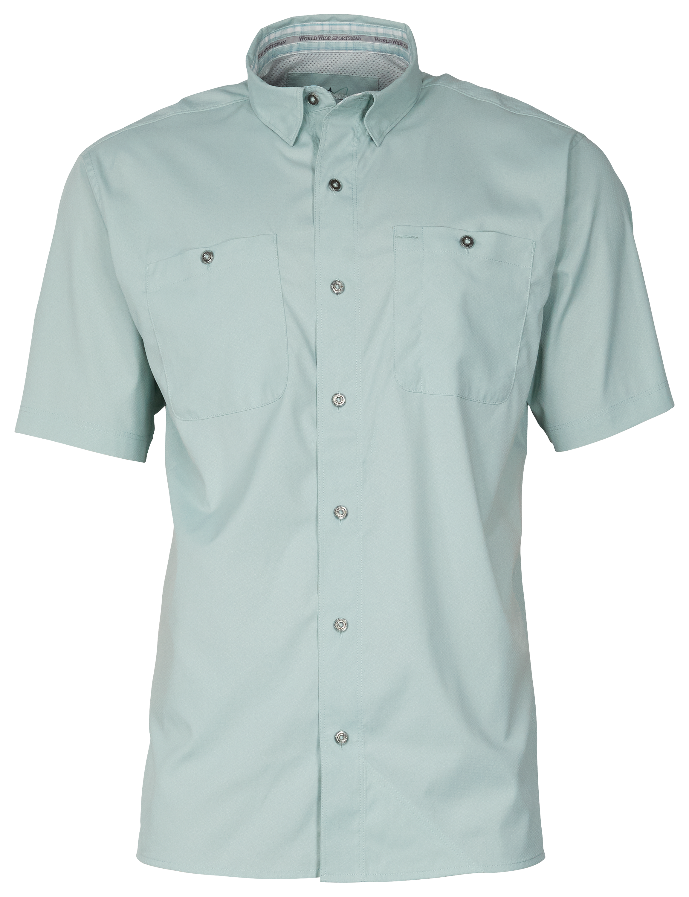 WORLD WIDE SPORTSMAN Ultimate Angler Solid Short-Sleeve Shirt for Men