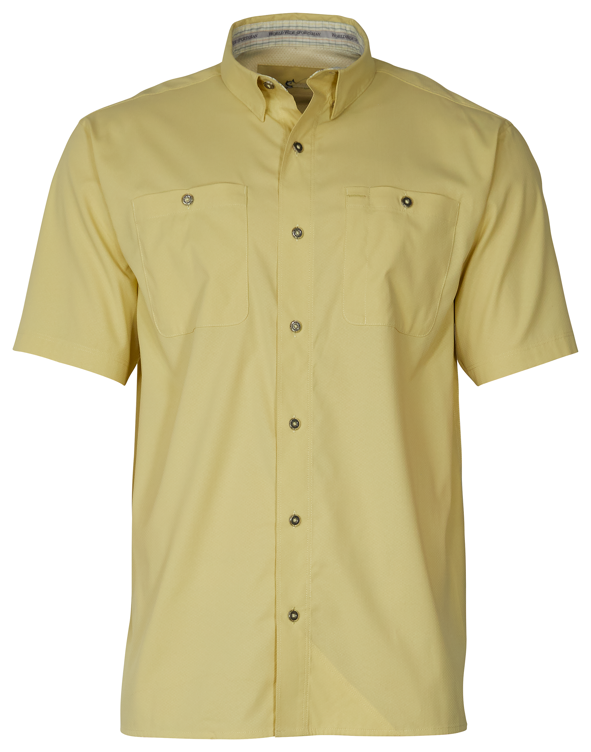 WORLD WIDE SPORTSMAN Ultimate Angler Solid Short-Sleeve Shirt for Men