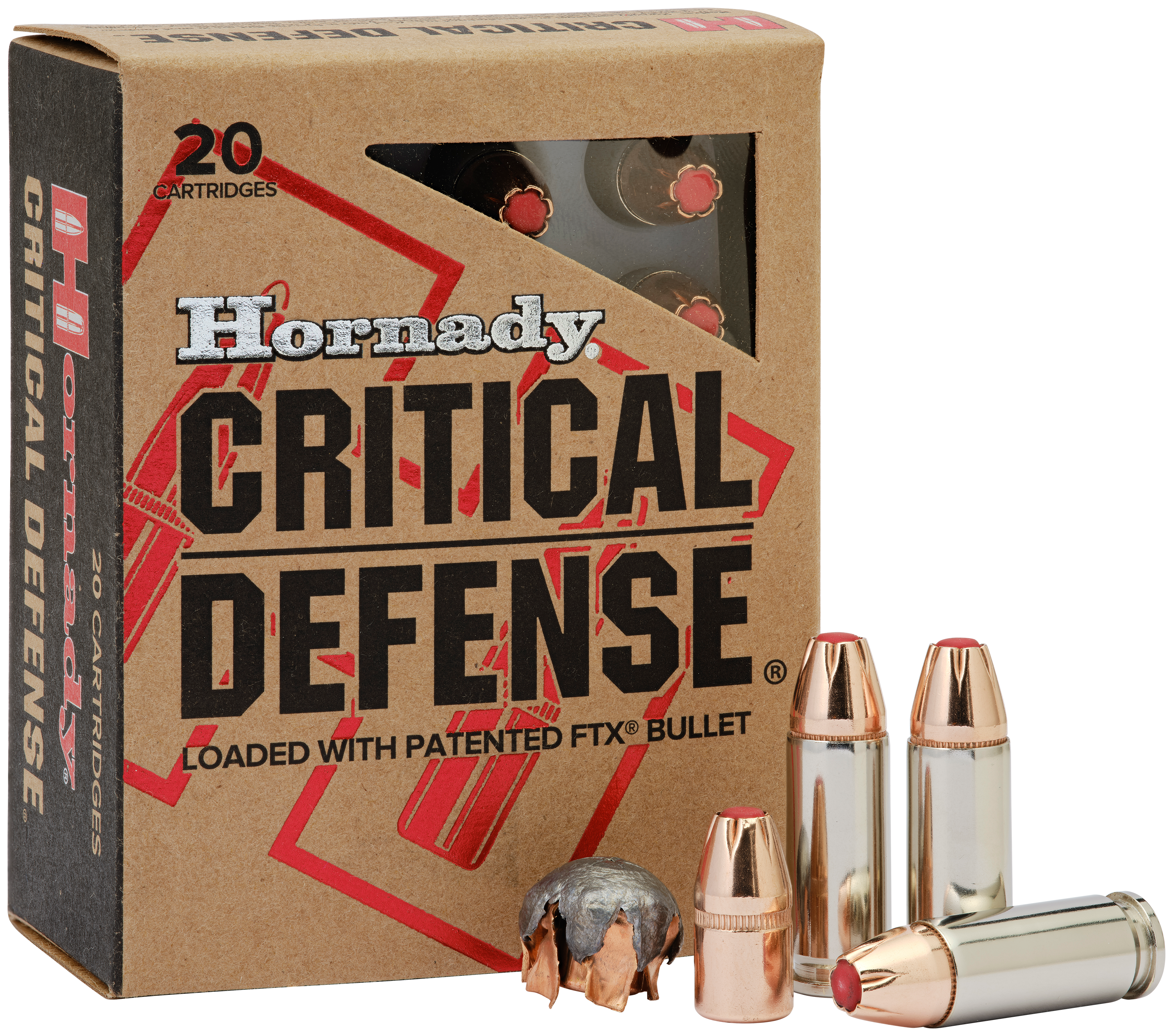 Hornady Critical Defense Handgun Ammo - .30 Super Carry - 100 Grain - 20 Rounds