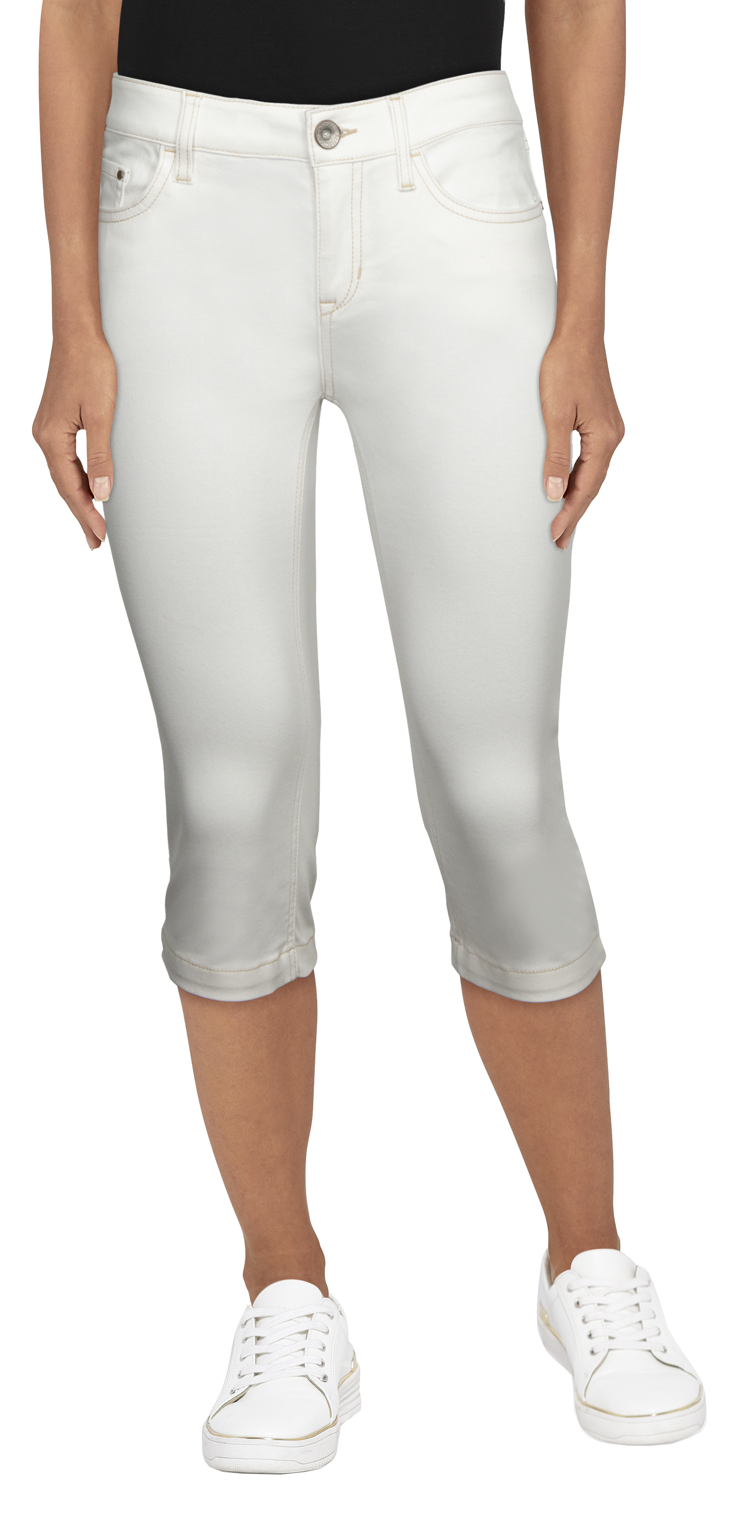 Natural Reflections Campside Skimmer Capri Pants for Ladies - Ecru - 16