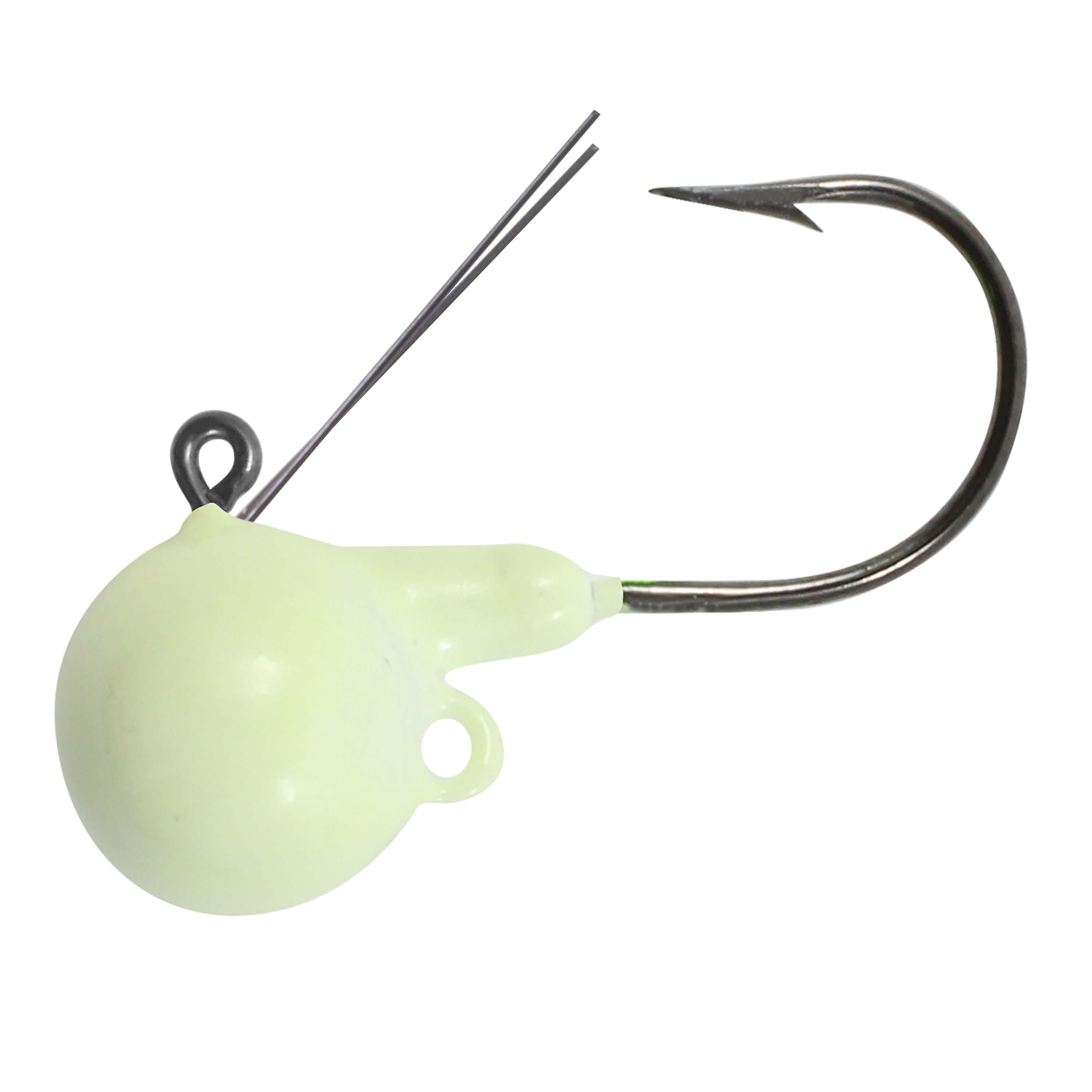 Image of Northland Fishing Tackle Weedless Fire-Ball Jighead - 1/8 oz. - Super-Glo Luminescent