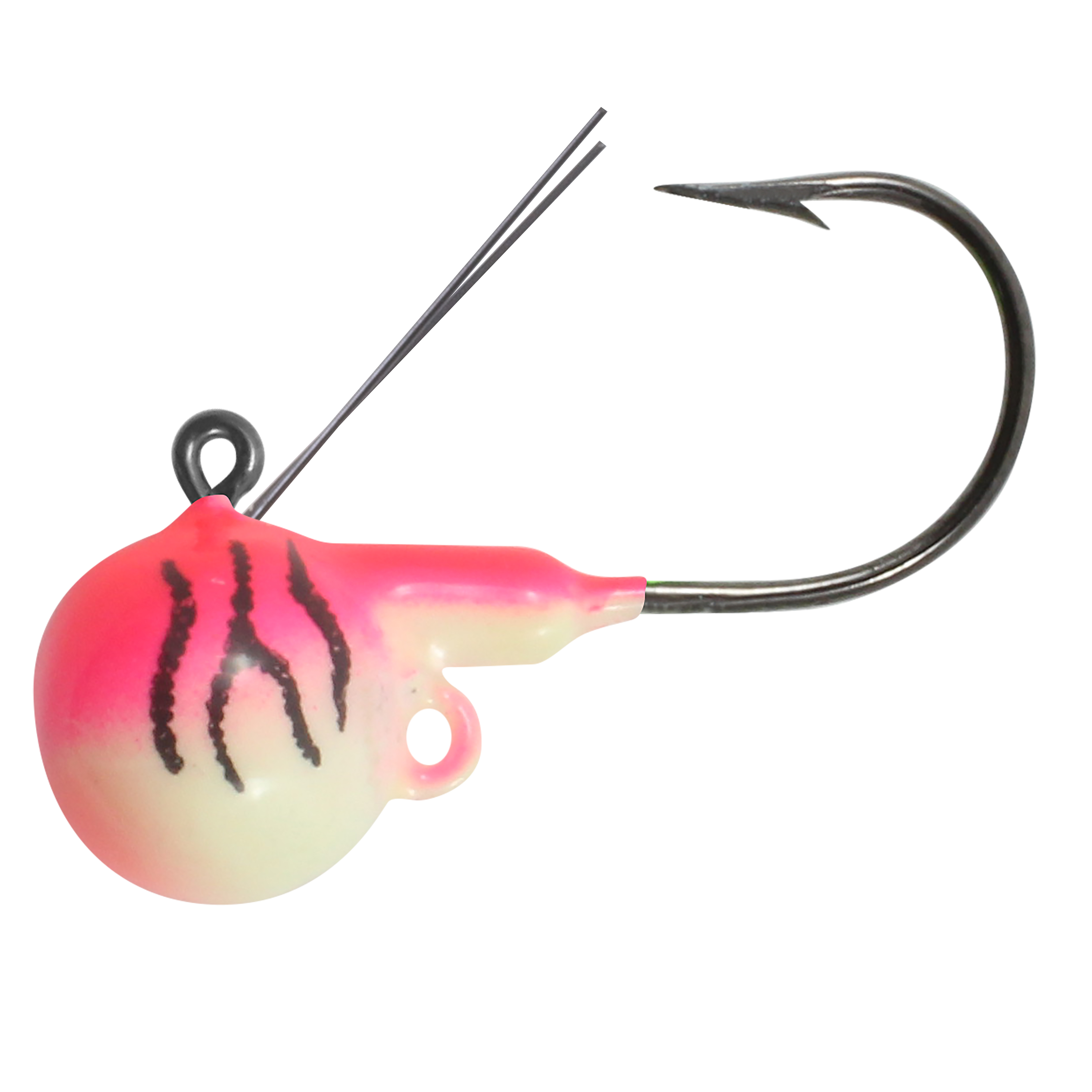 Image of Northland Fishing Tackle Weedless Fire-Ball Jighead - 1/4 oz. - UV Pink Tiger