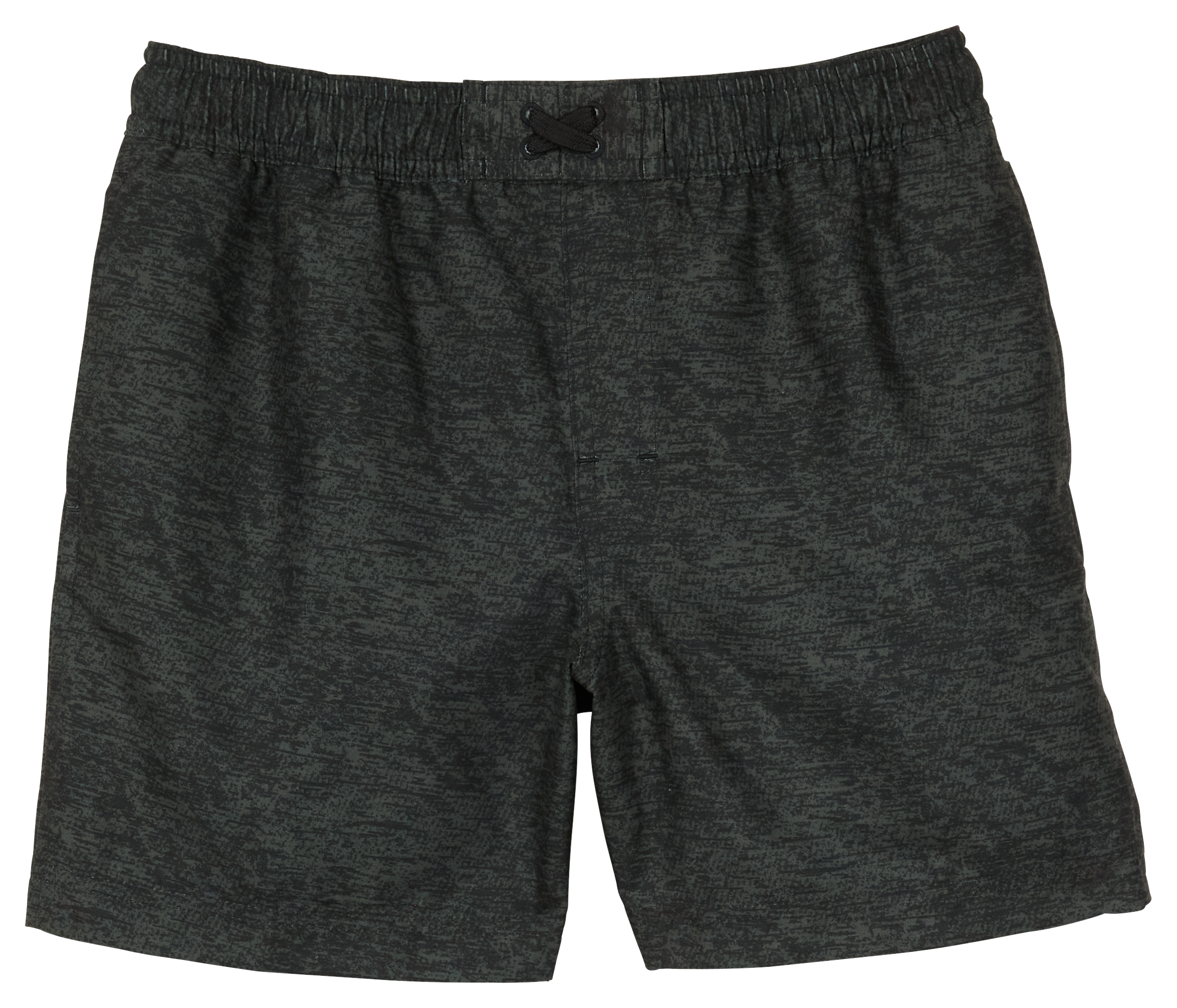 Image of Outdoor Kids Board Shorts for Kids - Black Melange - S