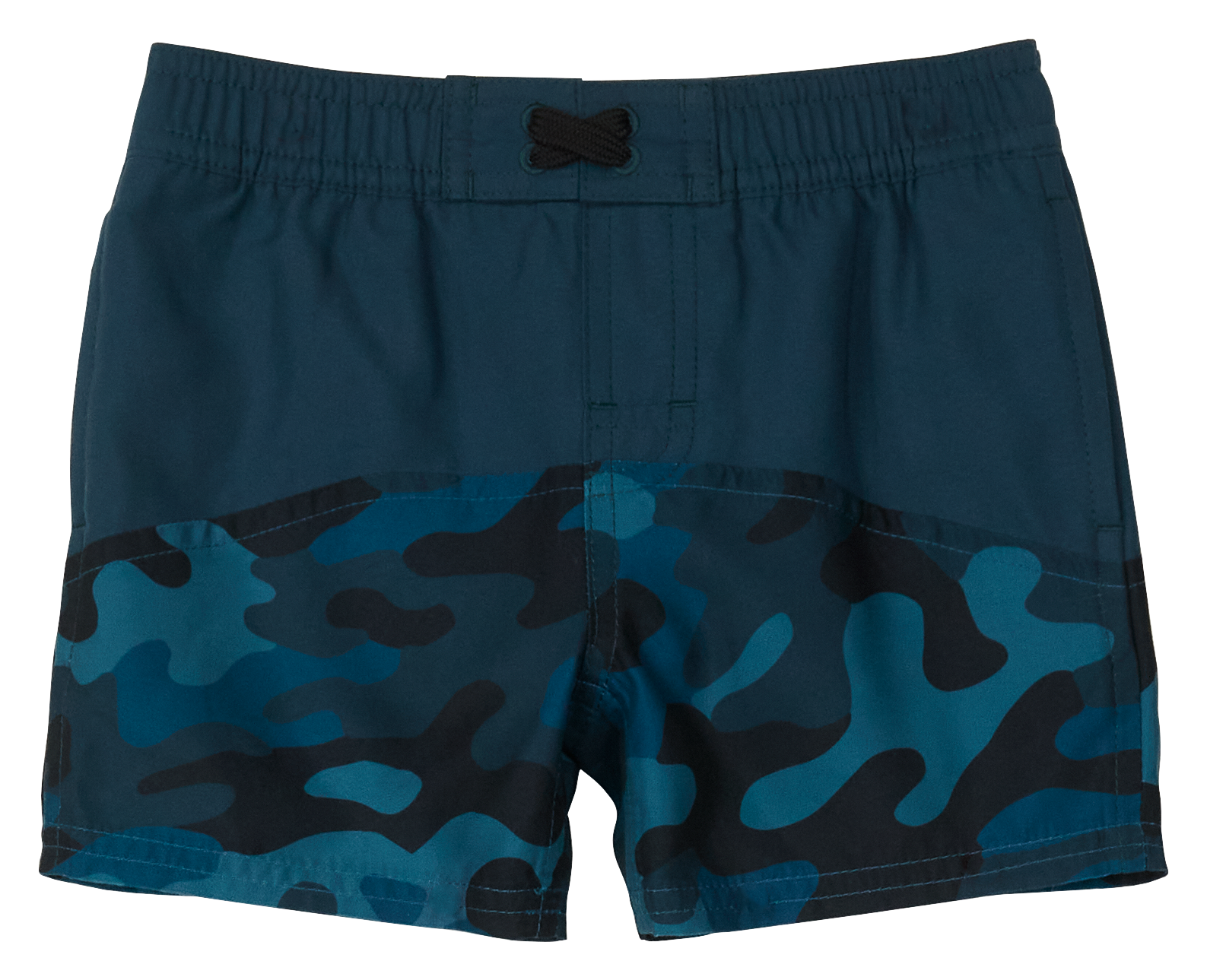 Image of Outdoor Kids Board Shorts for Toddlers - Blue Camo - 2T