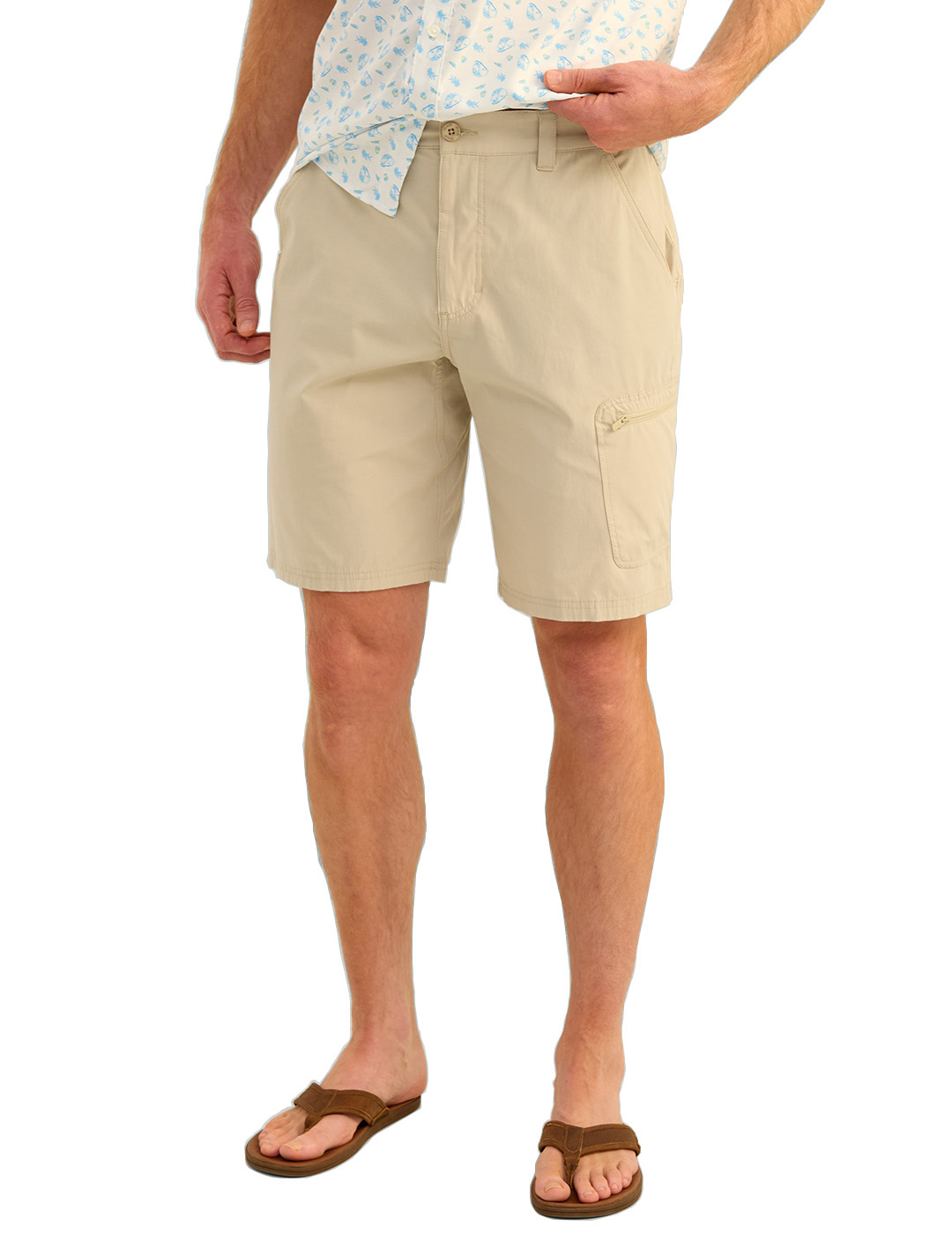 Huk Next Level 10.5″ Shorts for Men - Khaki