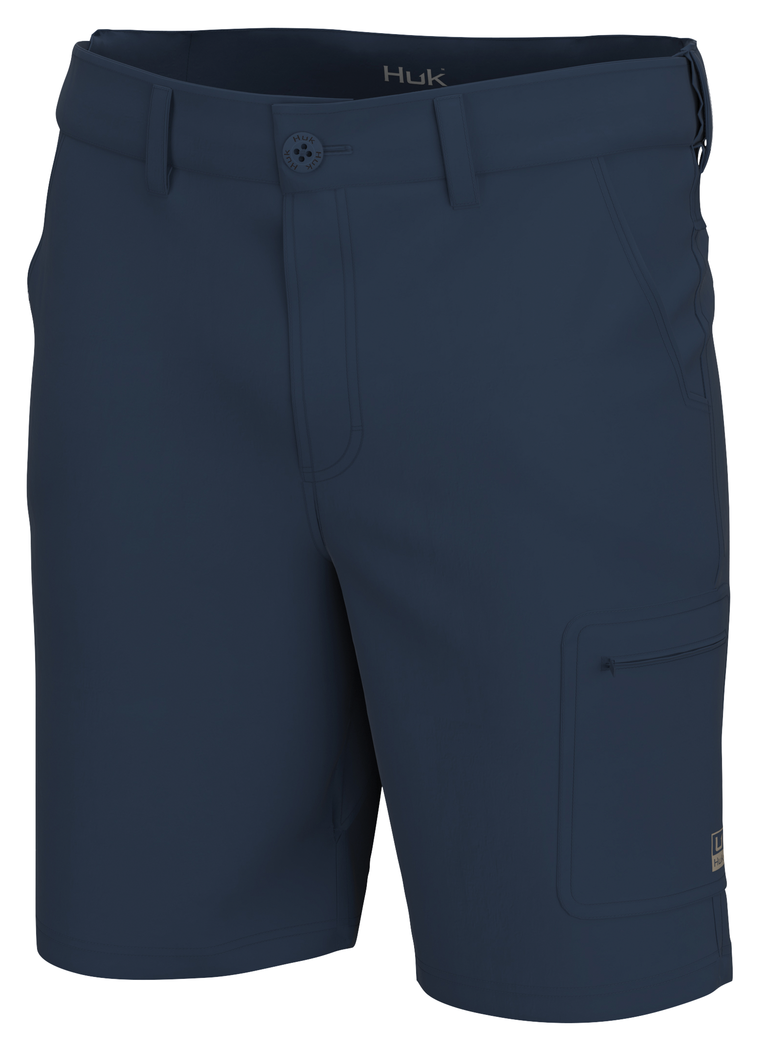 Image of "Huk Next Level 10.5"" Shorts for Men - Sargasso Sea - S"