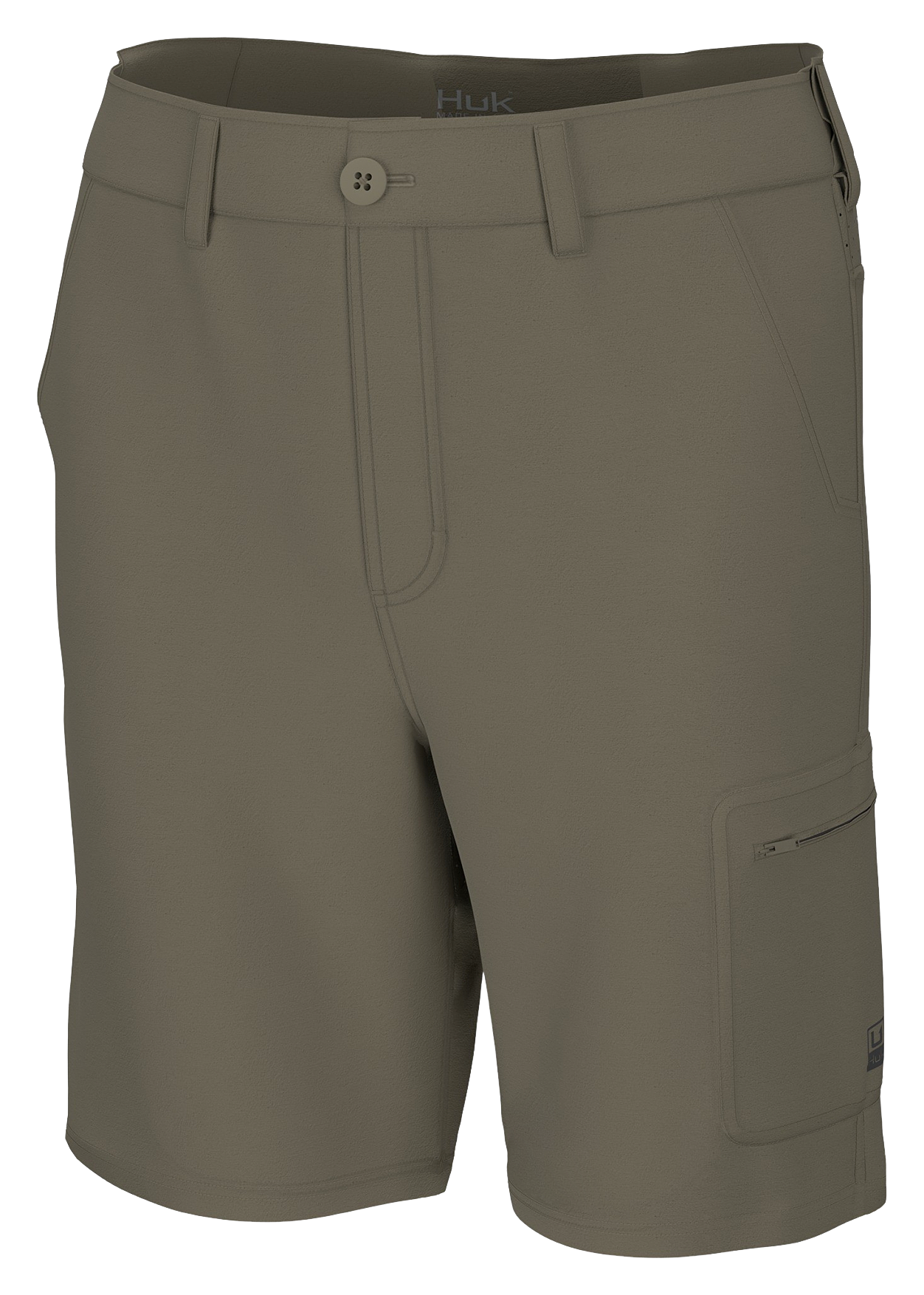 Image of "Huk Next Level 10.5"" Shorts for Men - Overland - S"