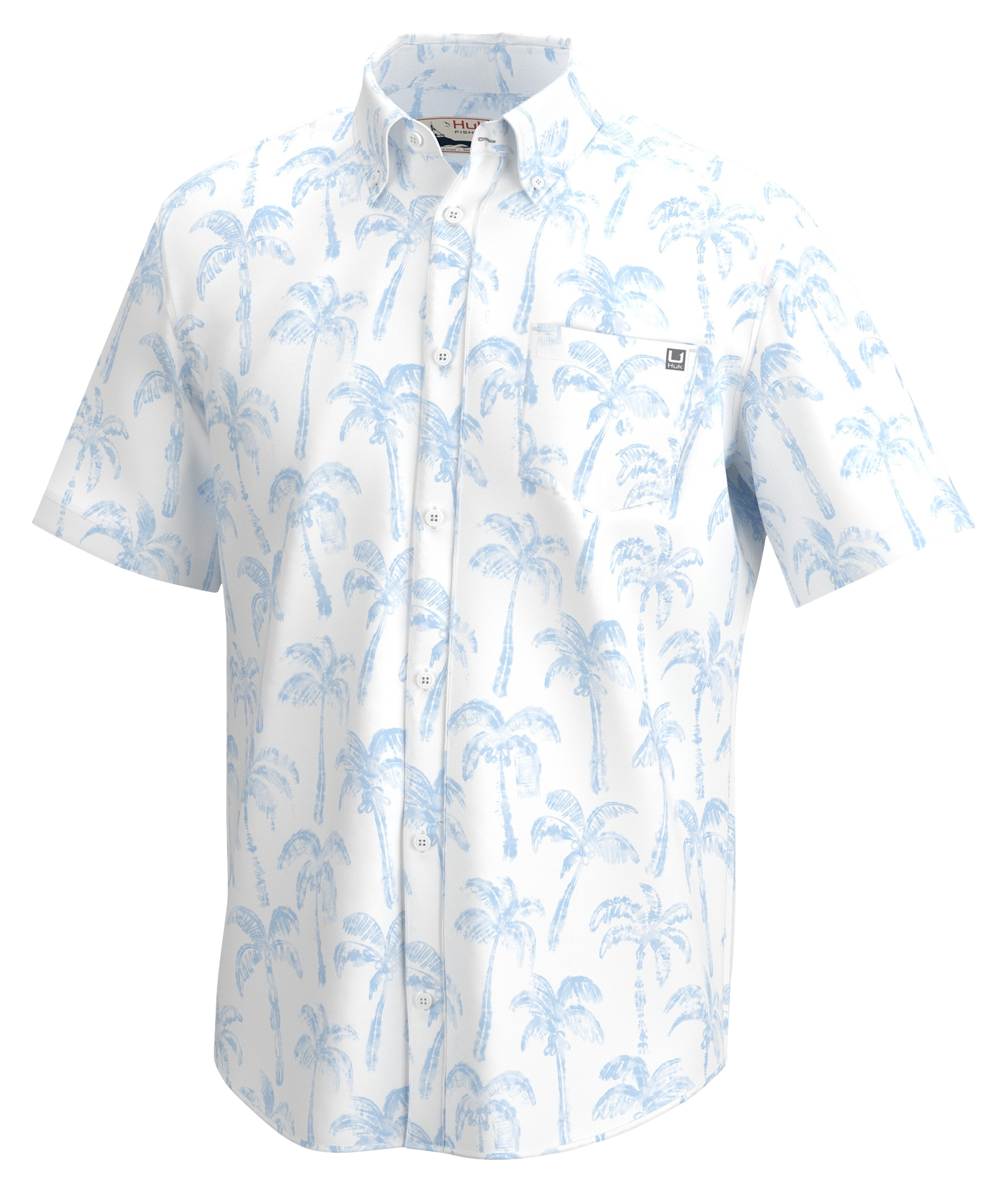 Huk Kona Button-down Short Sleeve Shirts - Melton Tackle