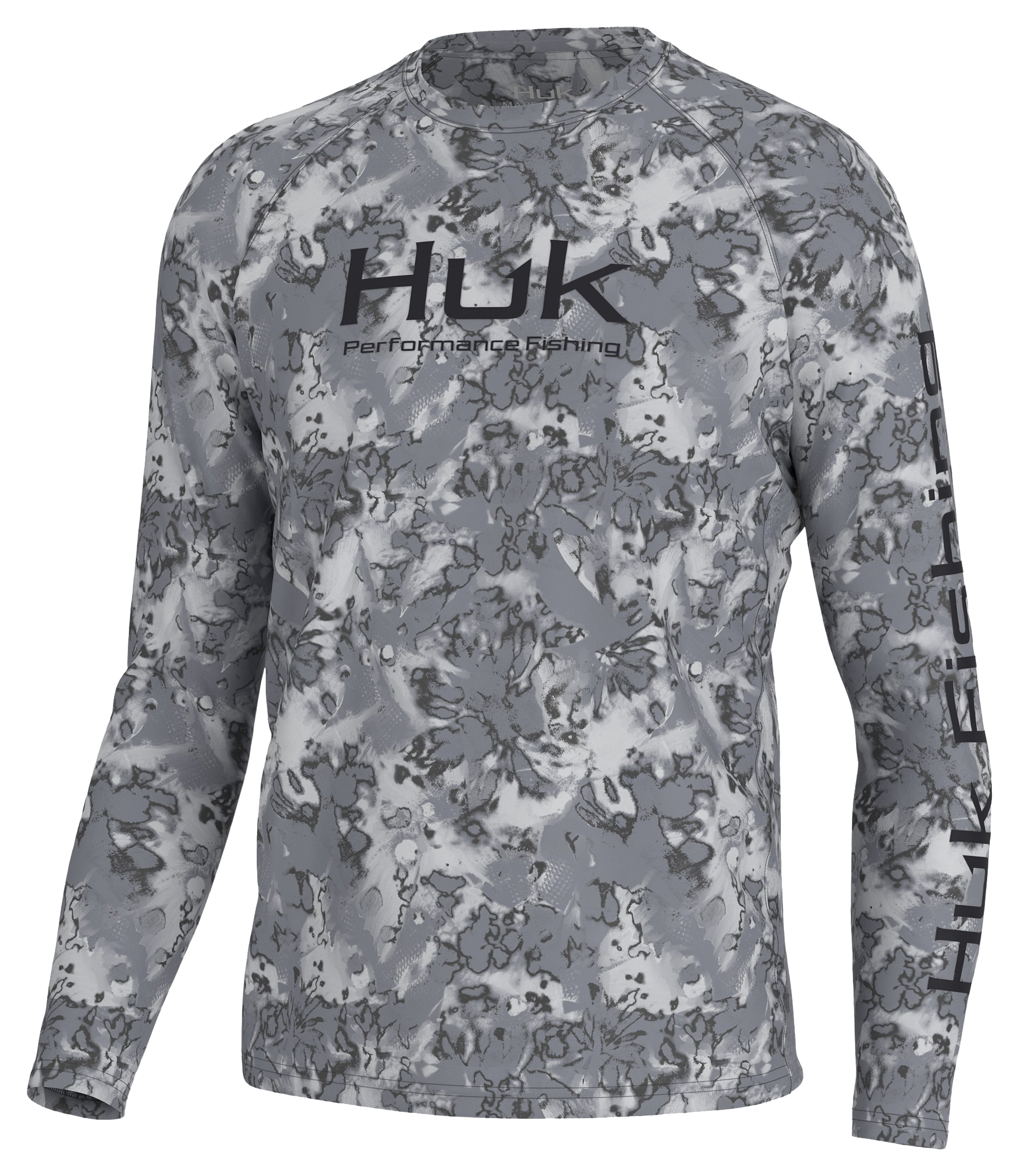 Huk Pursuit Fin Flats Long-Sleeve Crew for Men
