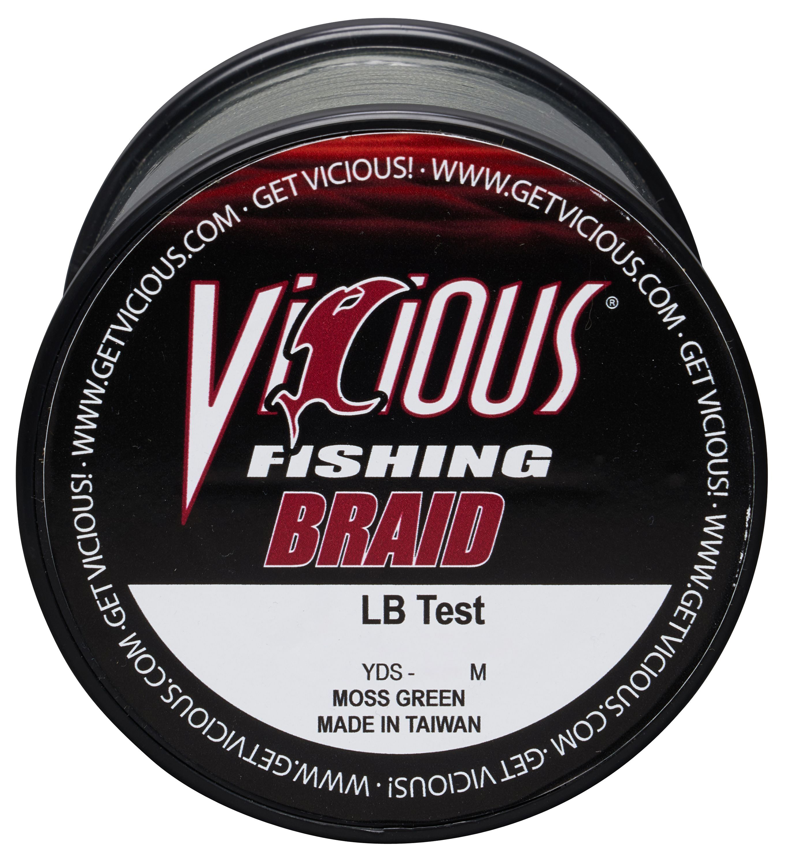 Image of Vicious Fishing Standard Braid Fishing Line - Moss Green - 1500 Yards - 20 lb.