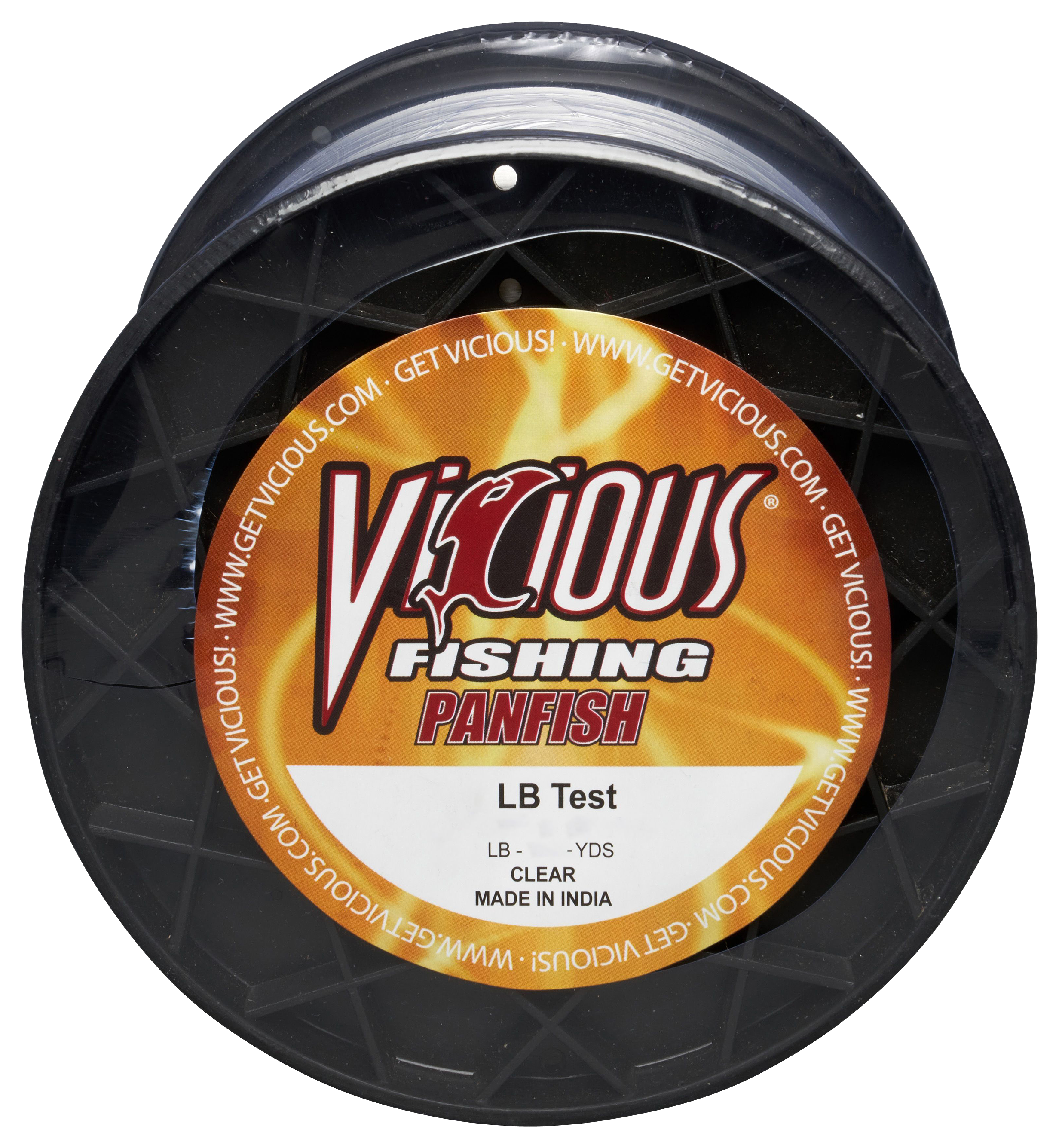 Image of Vicious Fishing Panfish Lo-Vis Monofilament Fishing Line - Clear - 5960 Yards