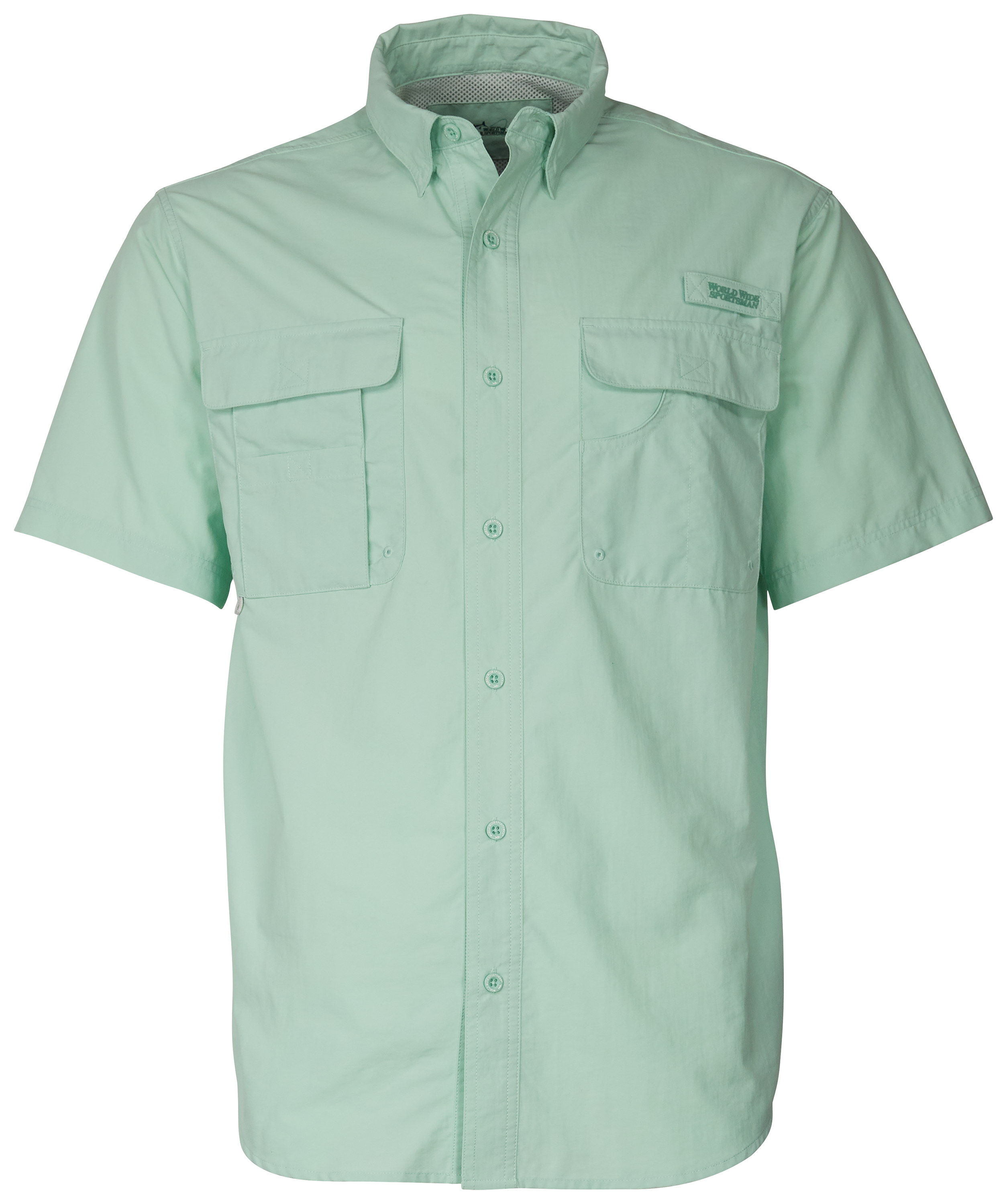 WORLD WIDE SPORTSMAN Recycled-Nylon Angler 2.0 Short-Sleeve Button-Down Shirt