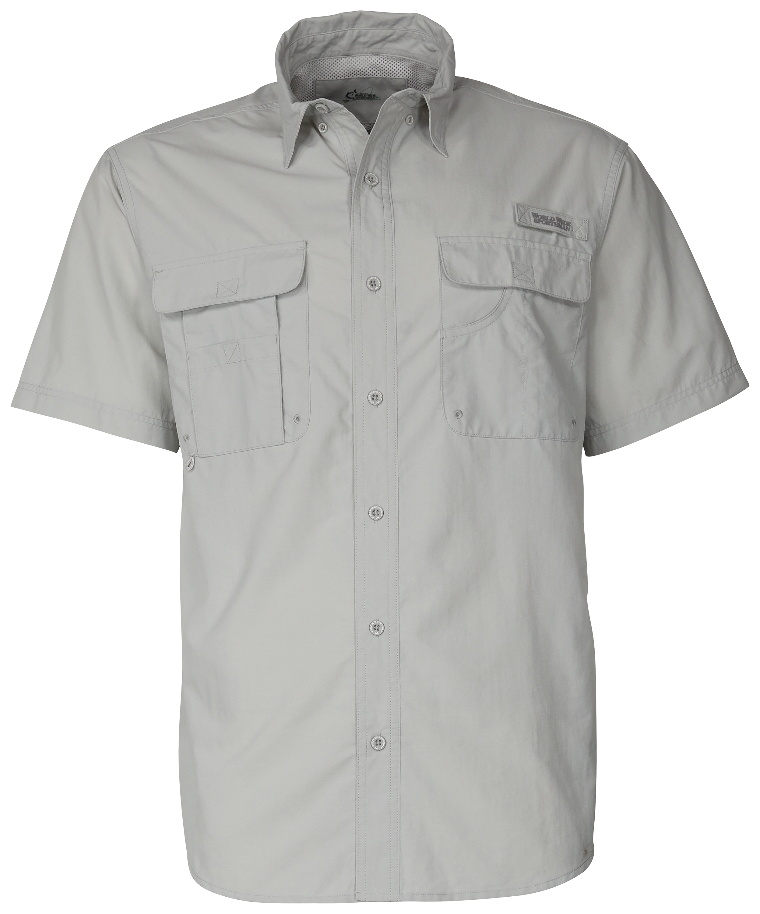 World Wide Sportsman Recycled-Nylon Angler 2.0 Short-Sleeve Button-Down Shirt for Men - High Rise - S